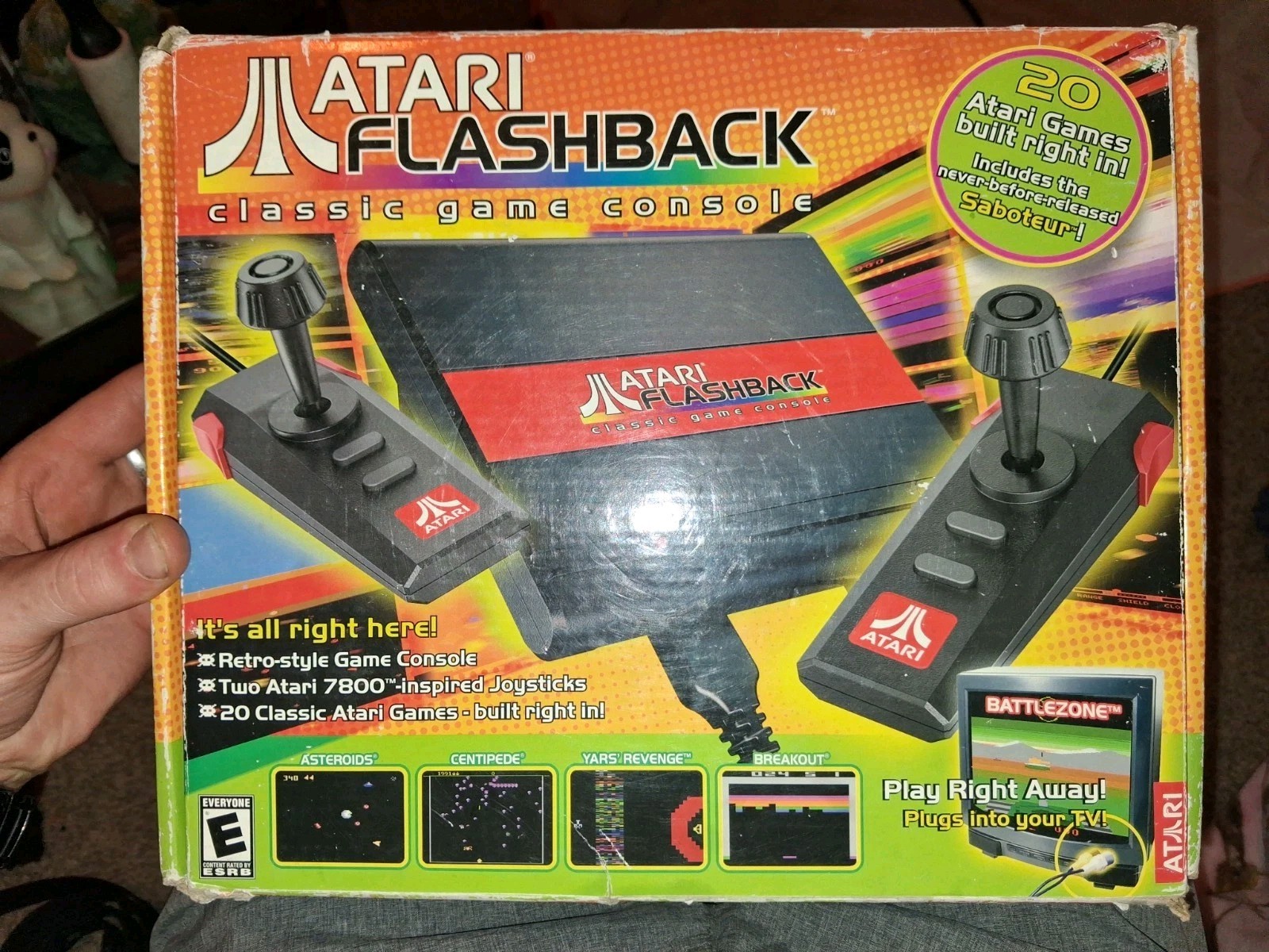 Atari Flashback 1st Edition Classic Game Console 20 Built In Games 7800 Style…