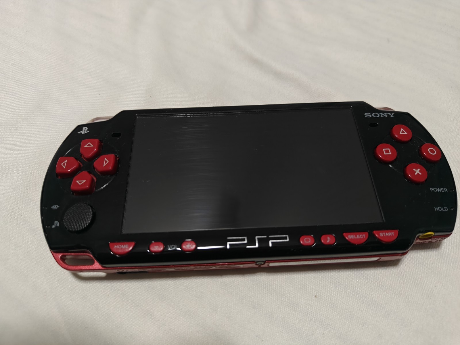 Read Red Black Sony PSP 2000 Console System Charger Battery 128gb Mem Card Set