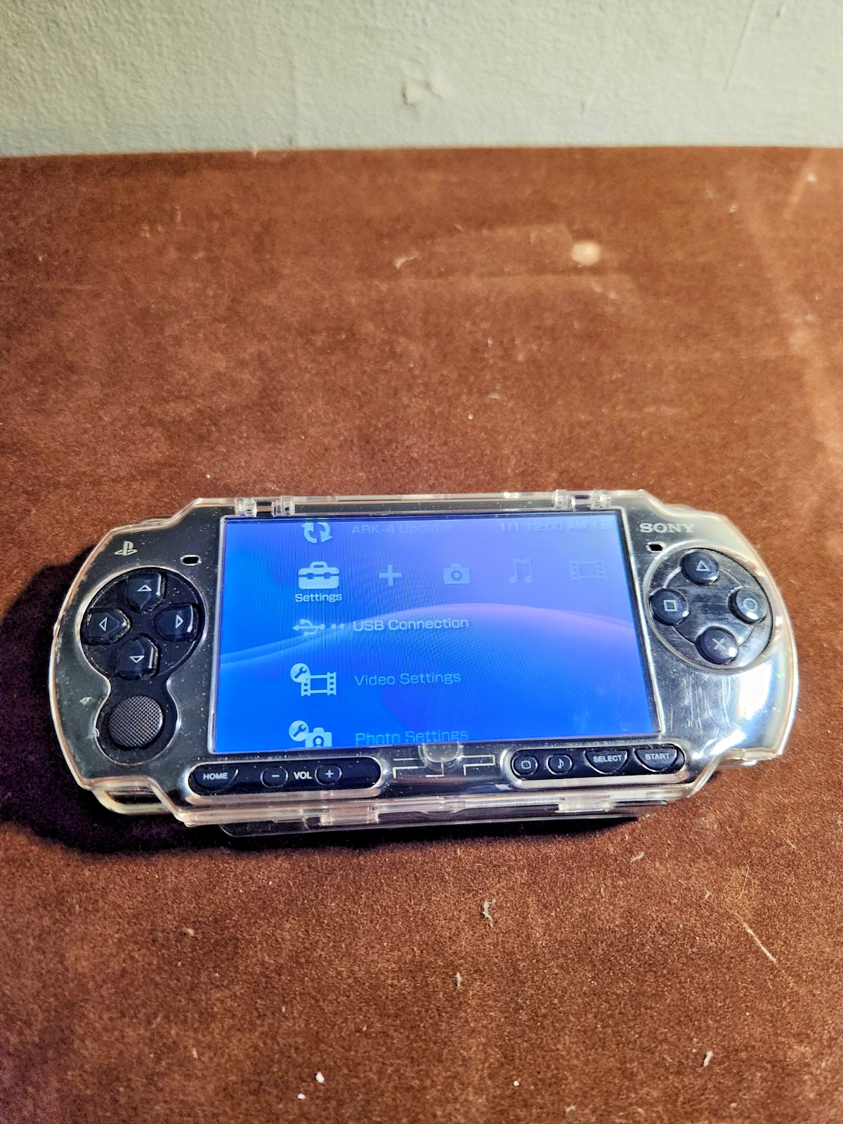 Sony PSP 2000 Black Console, Battery & Charger, 16GB SD w/ Memory Stick adapter