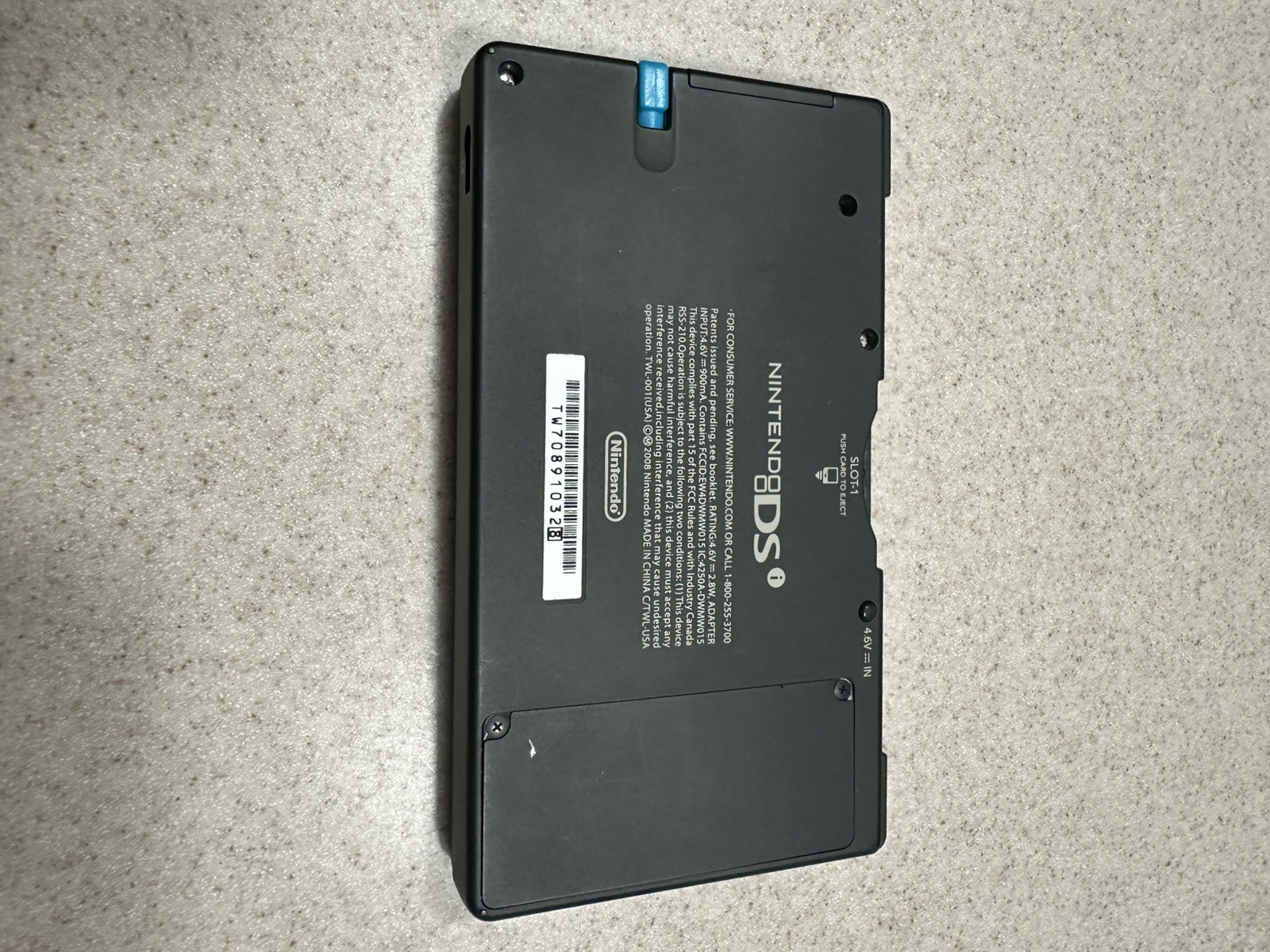 Nintendo DSI Matte Black Handheld Gaming System with stylus