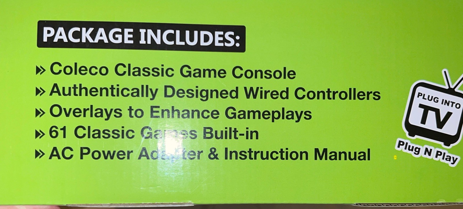 AtGames ColecoVision 32MB Black Game Console