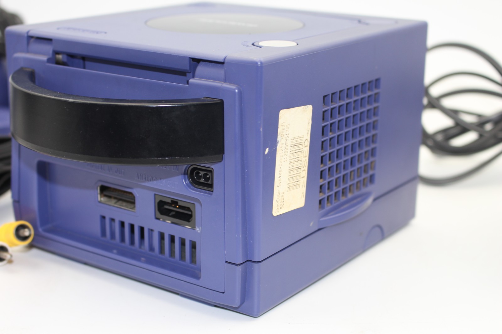 Nintendo GameCube Console Indigo Purple w/ OEM Controller & Cables