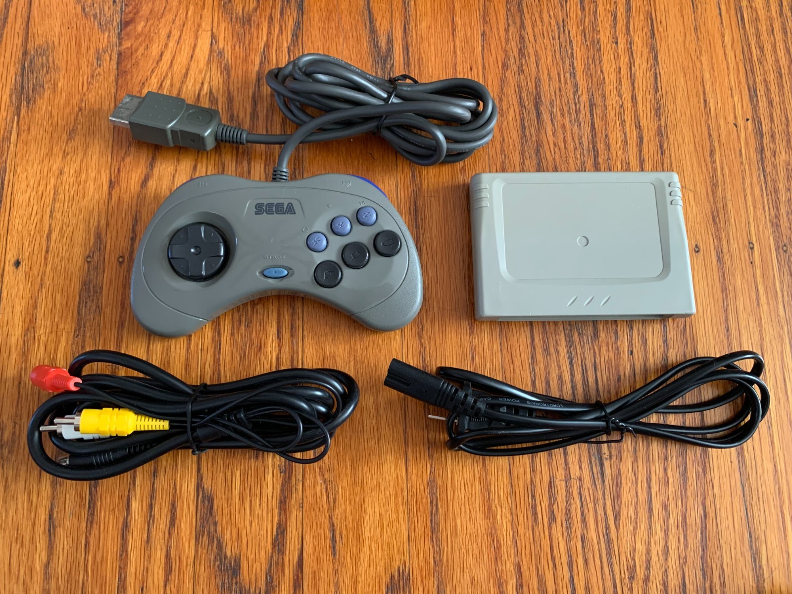 Sega Saturn gray Japanese console system Virtua Fighter Daytona USA memory card