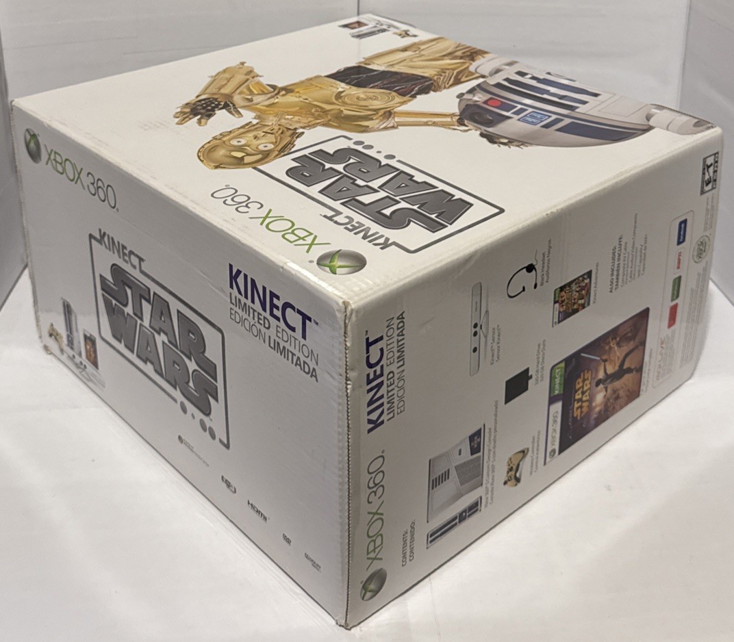Star Wars R2-D2 Limited Edition CIB Complete Xbox 360 Matching Serial w C-3PO