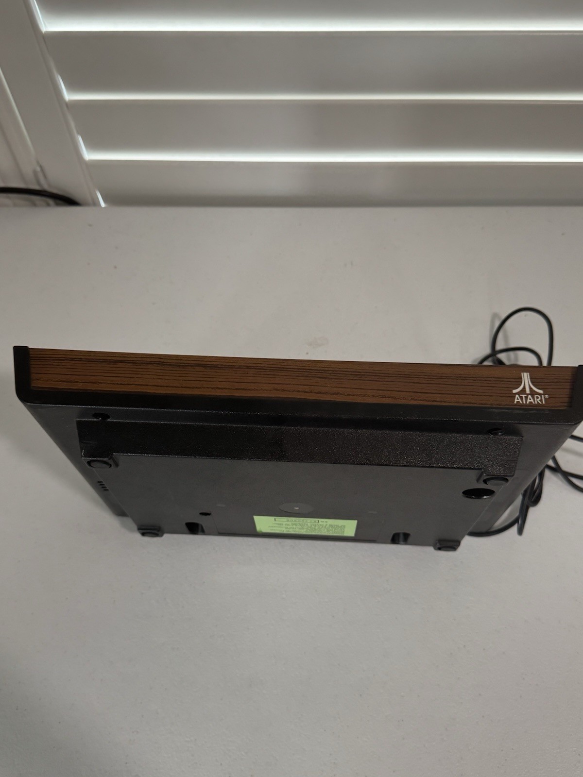 Atari 2600 Console CX2600 Wood Grain UNTESTED