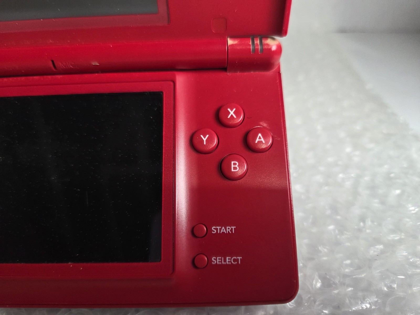 Nintendo DS Lite Red Mario Edition Console Tested Cleaned OEM Charger New Batter