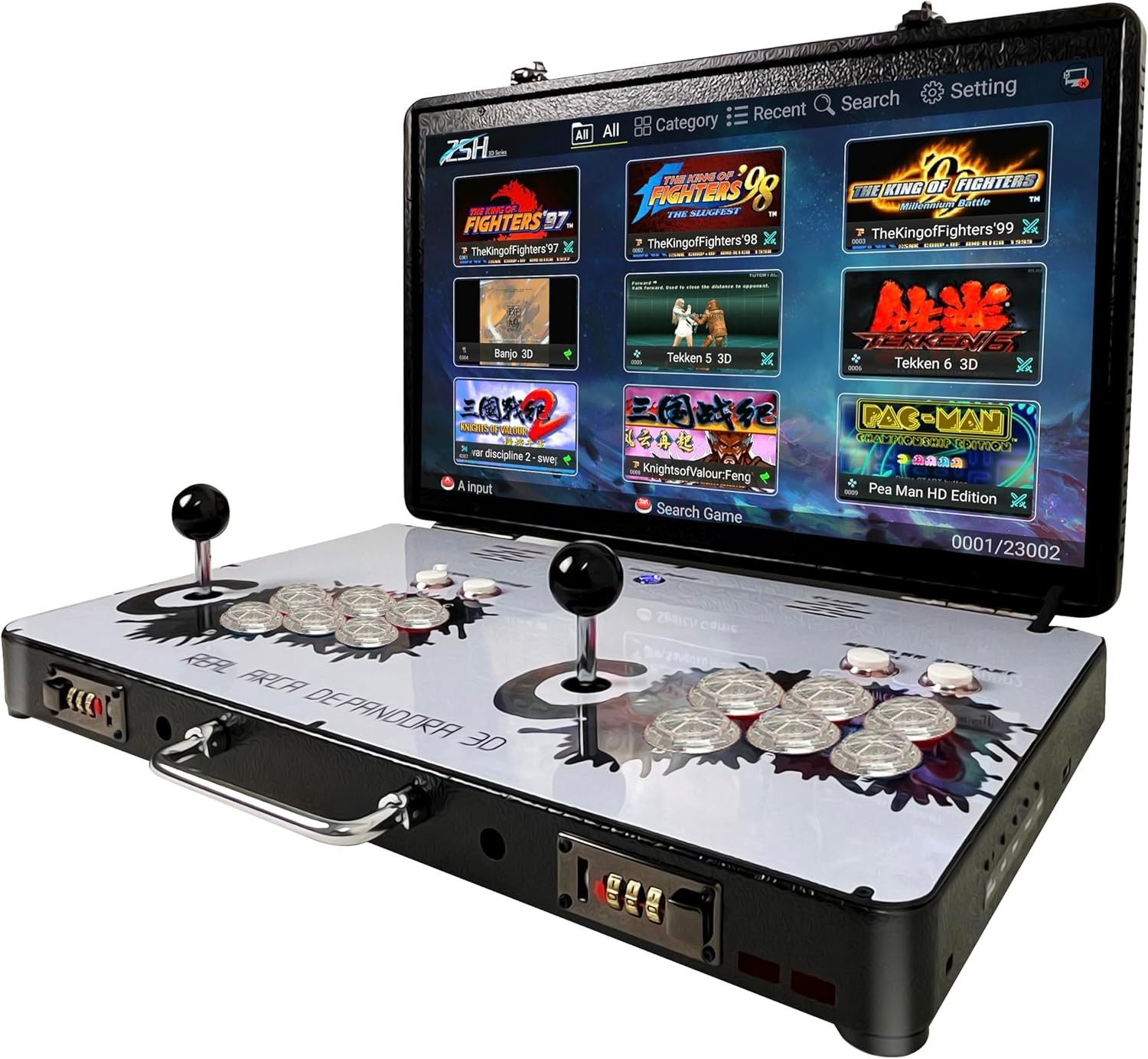 20000 in 1 Portable Retro Arcade with 22-Inch Display and Built-in Sound