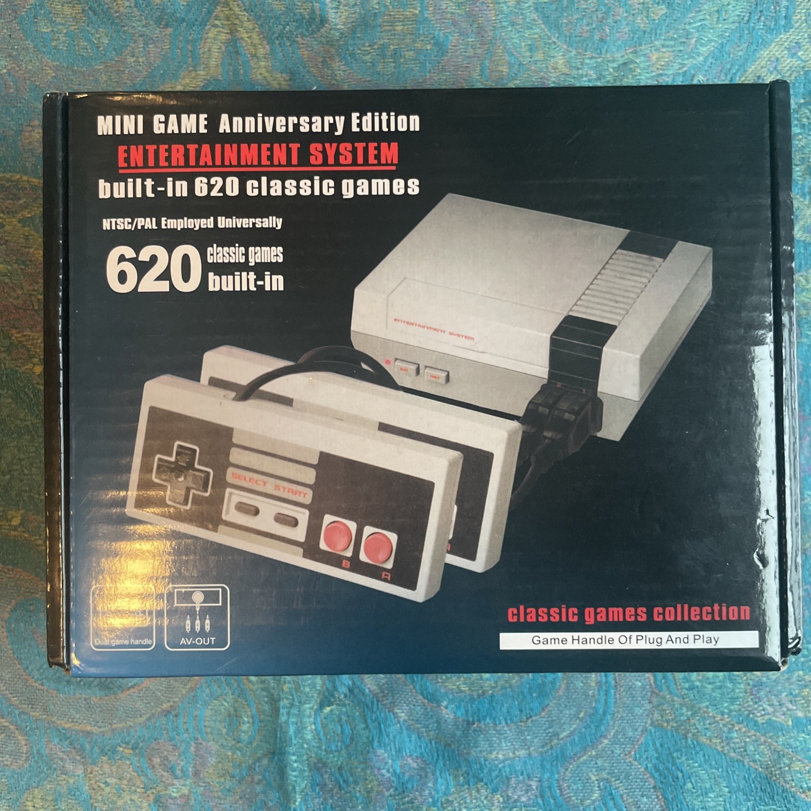 Retro Game Console System 620-In-1 Christmas Gift for All Ages