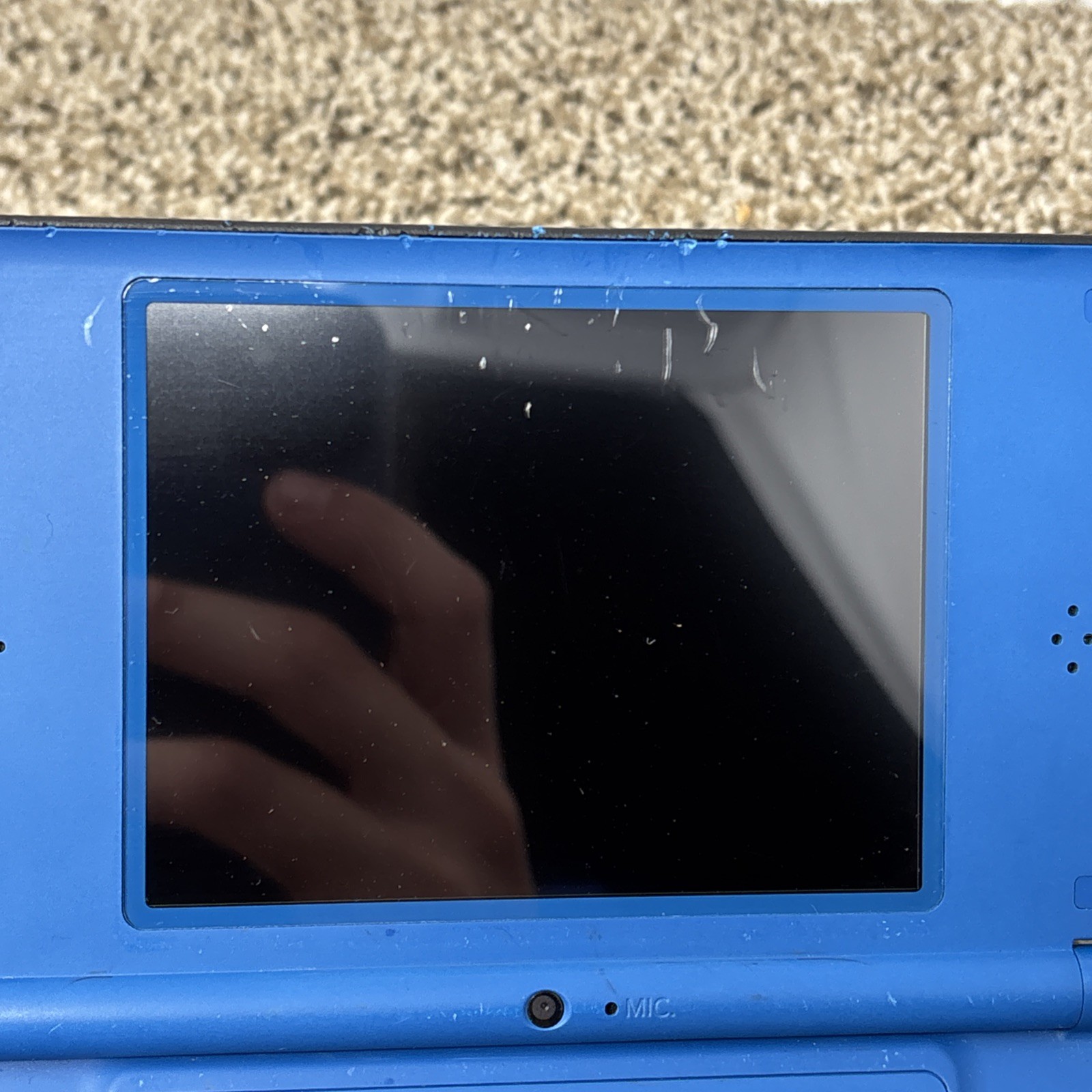 Nintendo DSi XL Handheld System Midnight Blue Tested No Charger