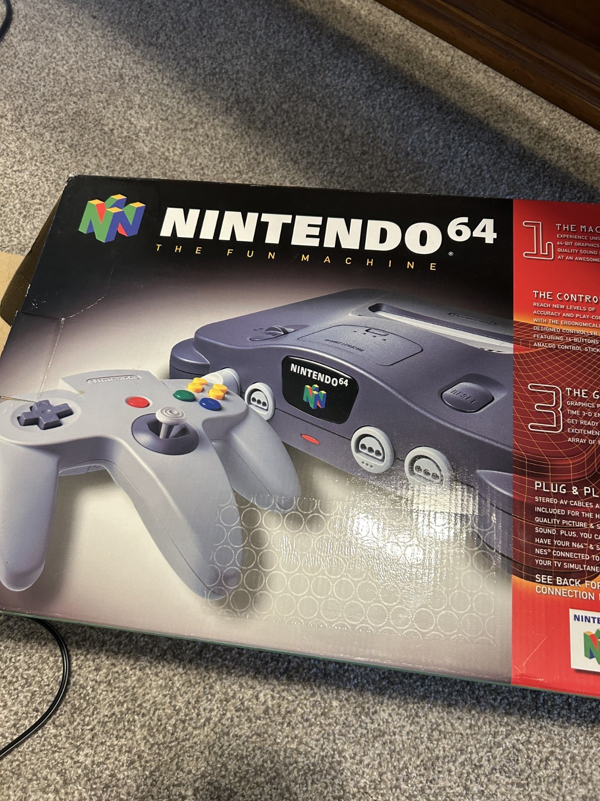 Nintendo 64 Video Game Console W/Open Box
