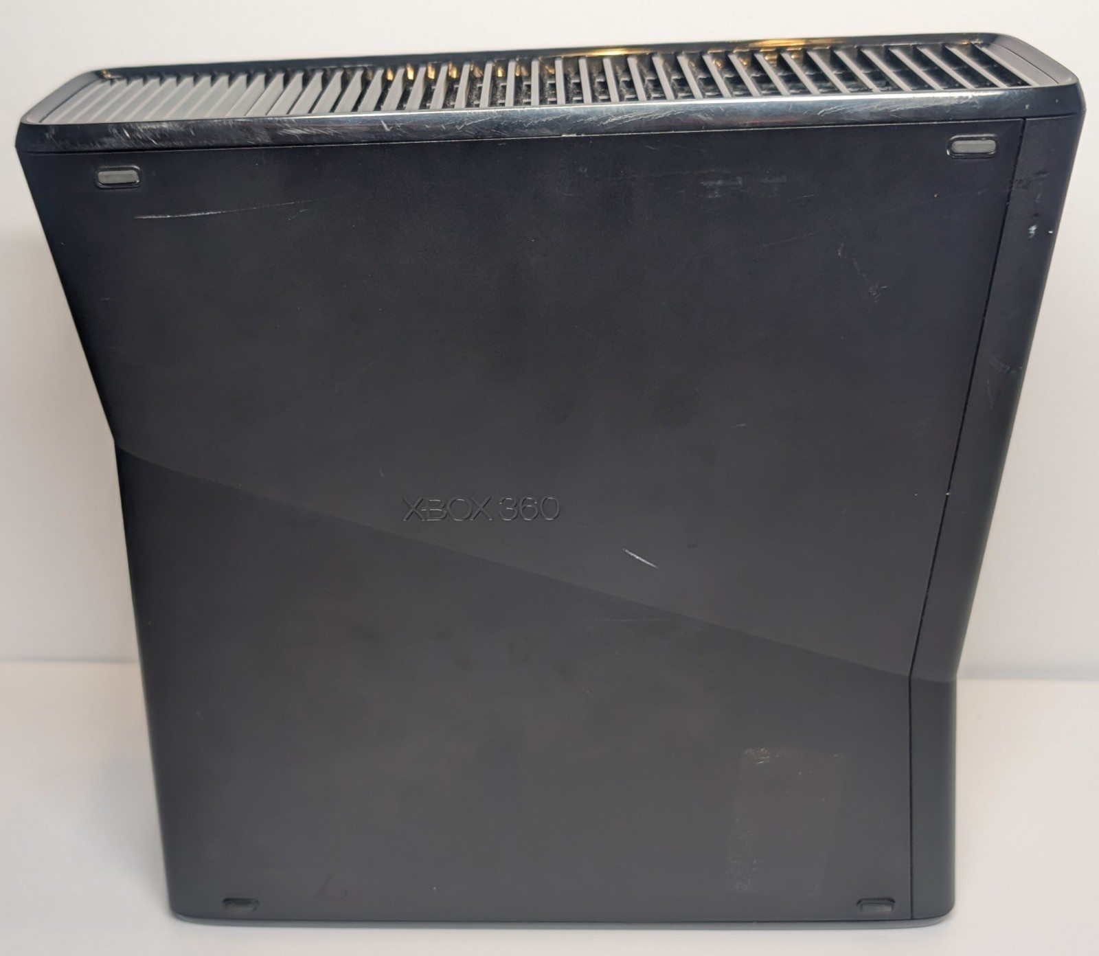 working* XBOX 360 S 250gb black w/ 2 controller, 3 games, HDMI, AV + power wire