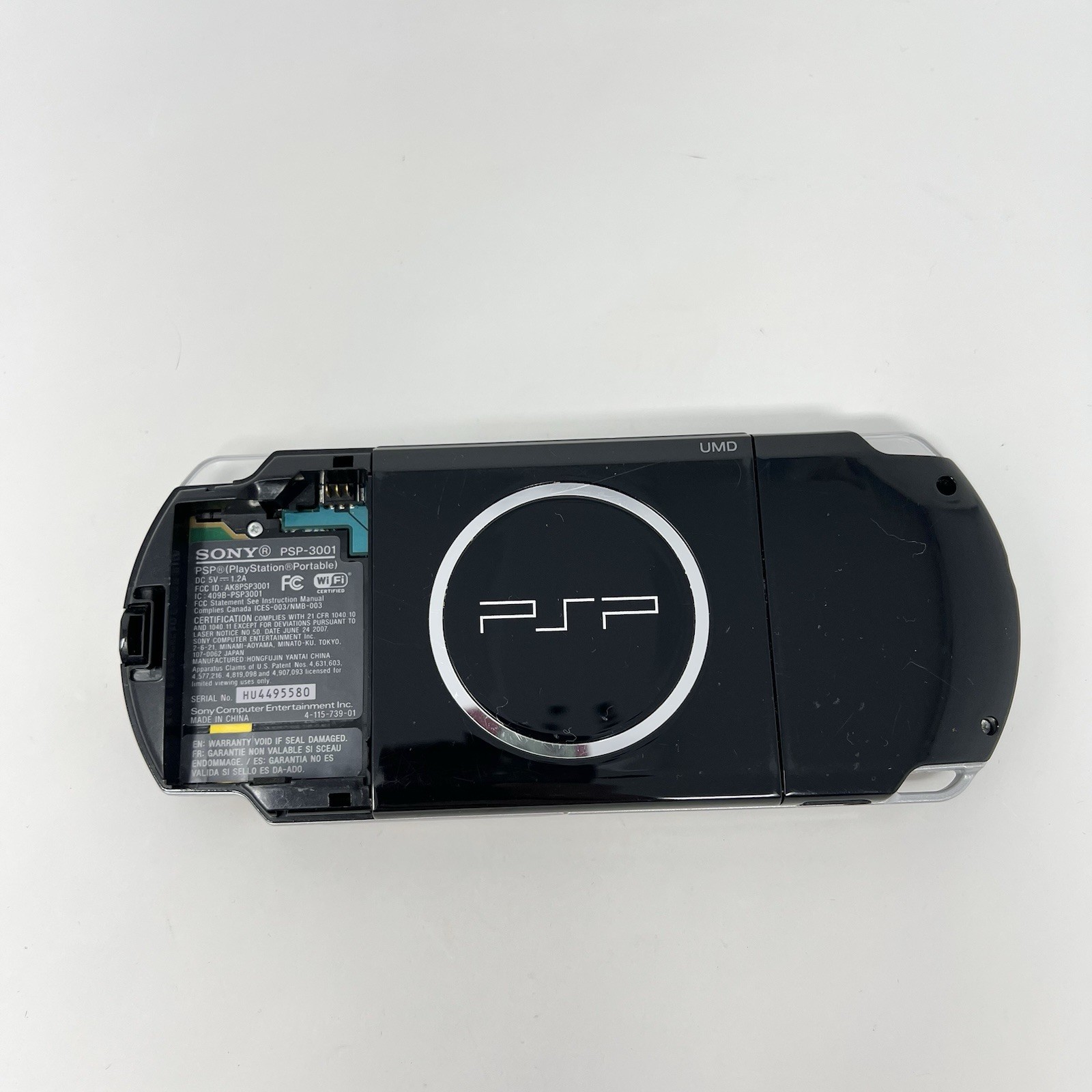 Sony PSP Console Only Black No Battery No Charger UNTESTED