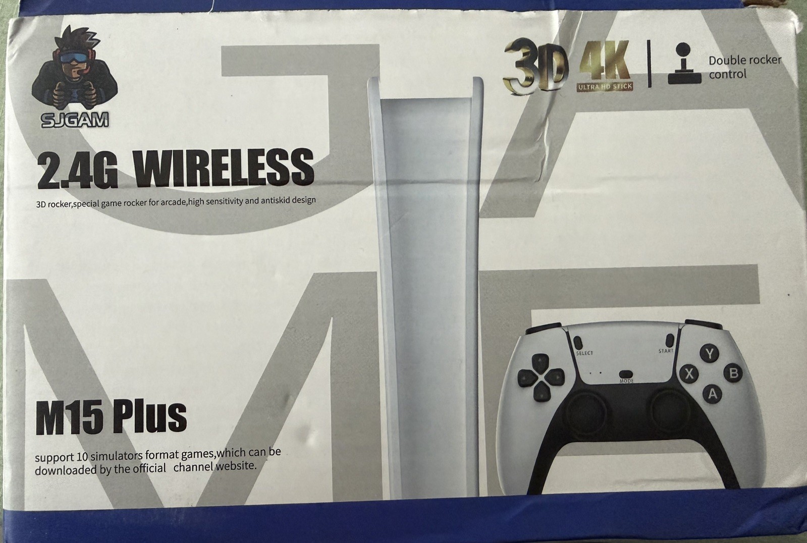 4K 64G HDMI TV Video Game Stick M15 Gaming Console Gamepad 2 Wireless Controller