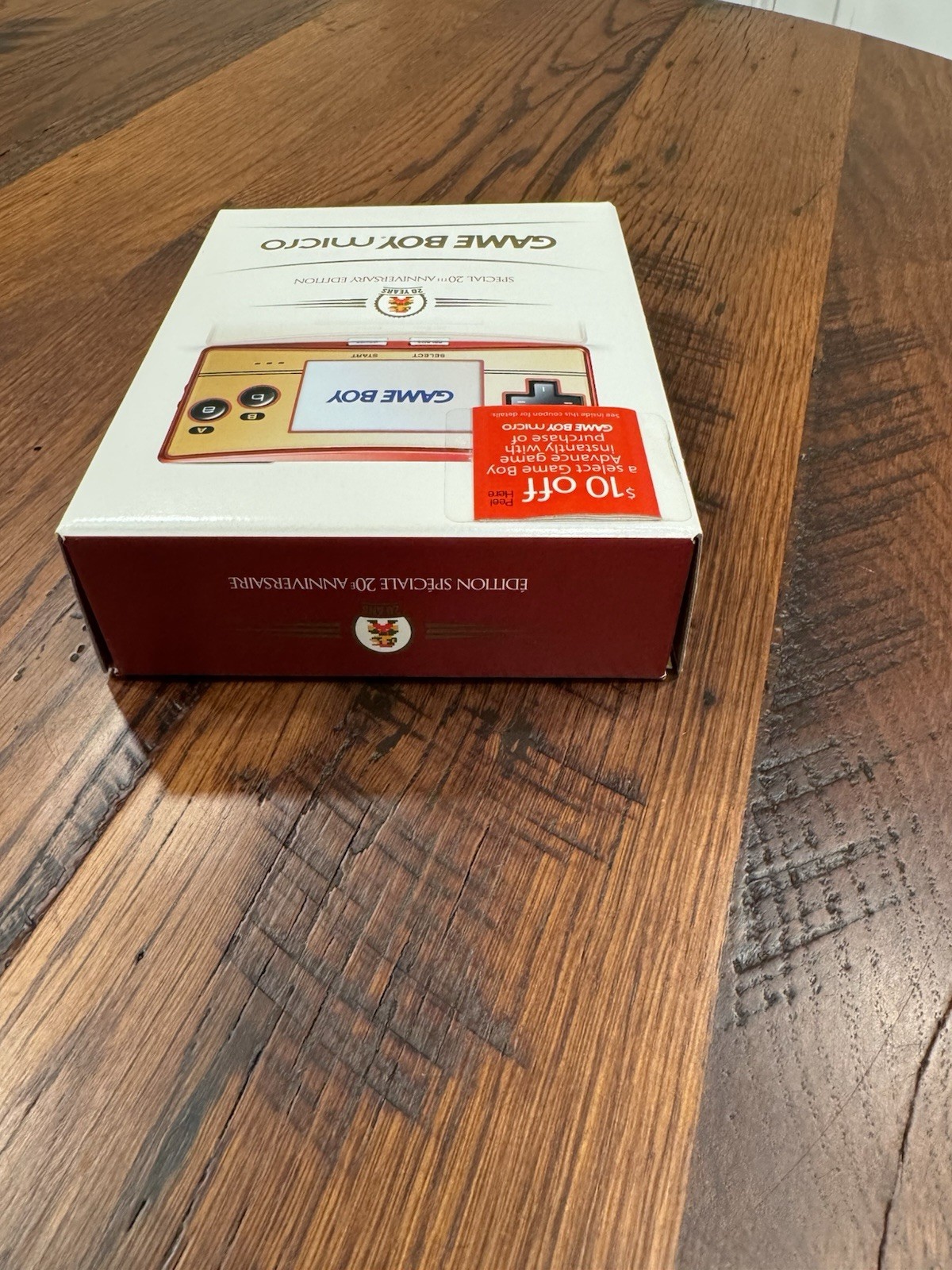 Nintendo Gameboy Micro Special 20th Anniversary Edition 2005 Mint Factory Sealed