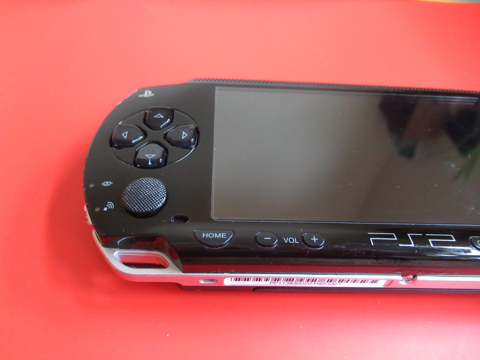 PSP 1000 Piano Black w/ Ark-4 USB power/data HQ battery 32gb, WORKING