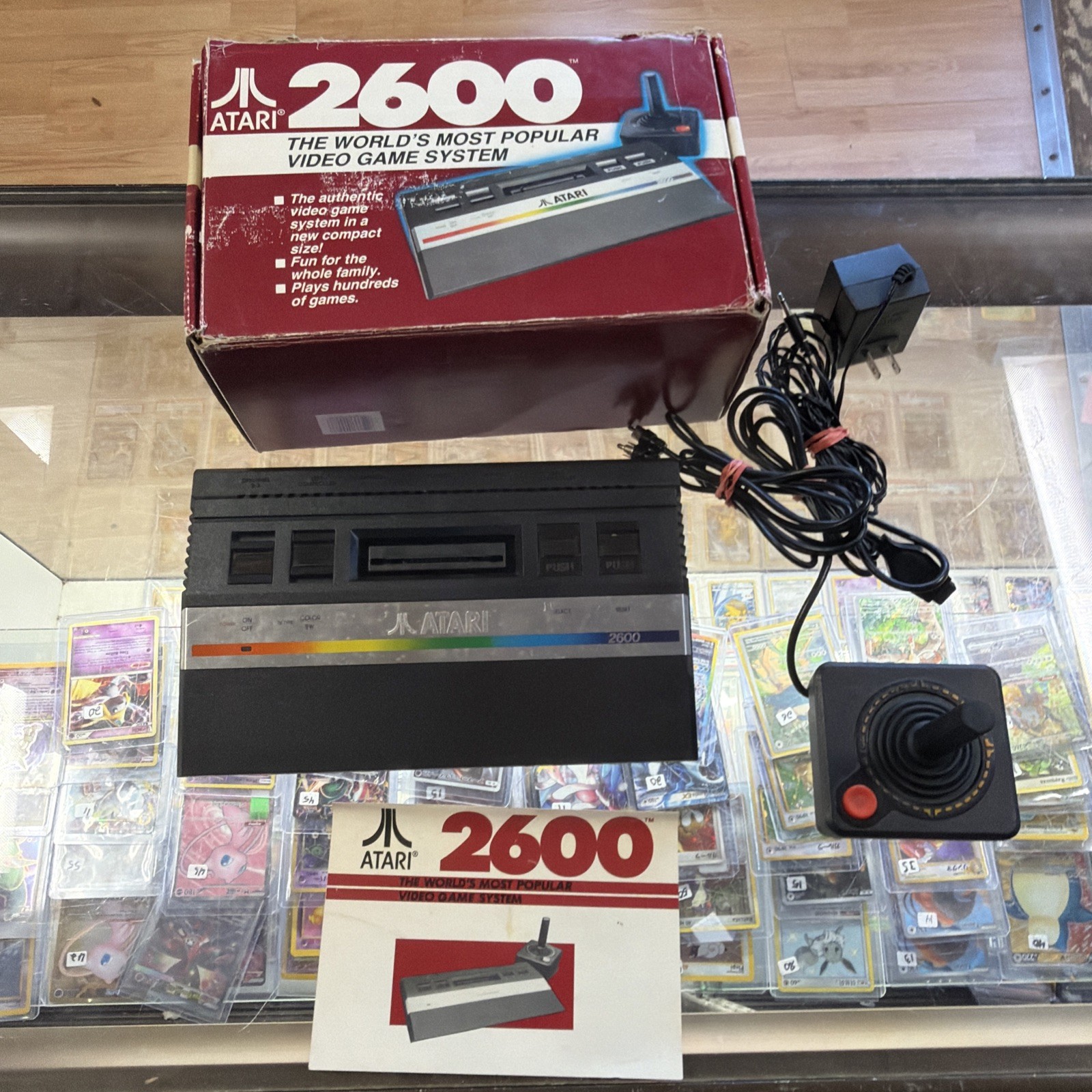 ATARI 2600 1987 Release Compact Junior Console Original Box No Av Adapter