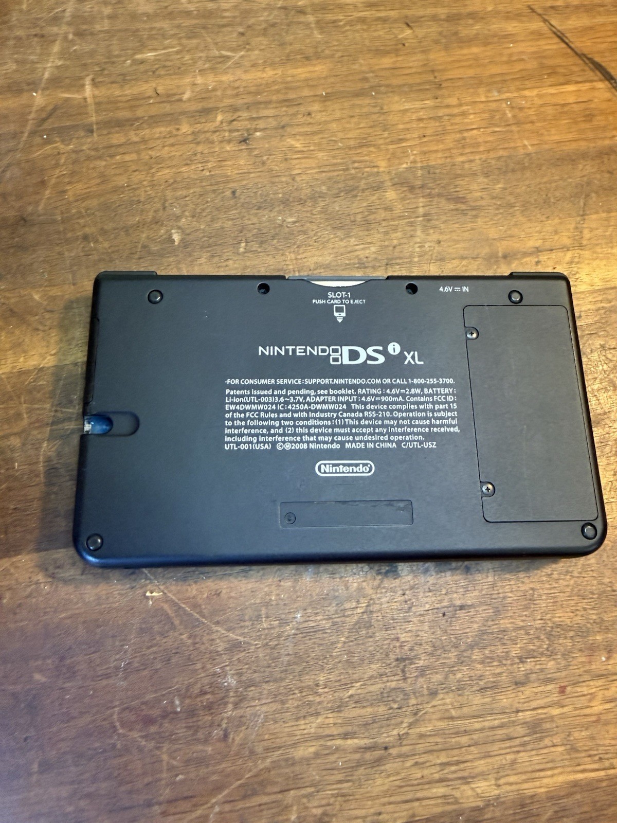 Nintendo DSI XL Midnight Blue Console W/Charger, & Lego Indiana Jones NO STYLUS
