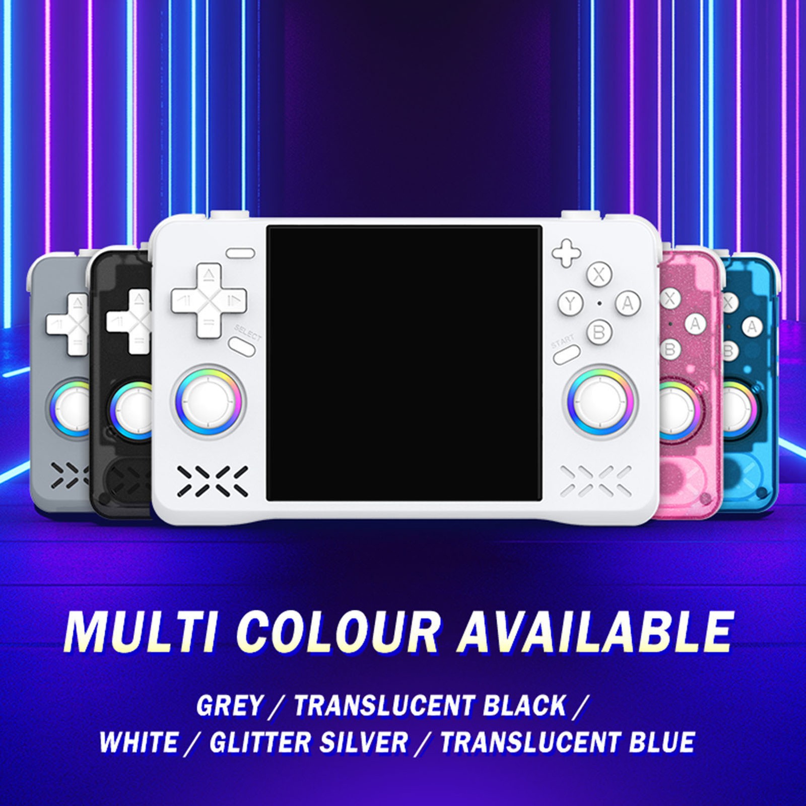 Retro Handheld Game Console 4in Screen 1.5GHz Portable Rechargeable Gaming UYOI