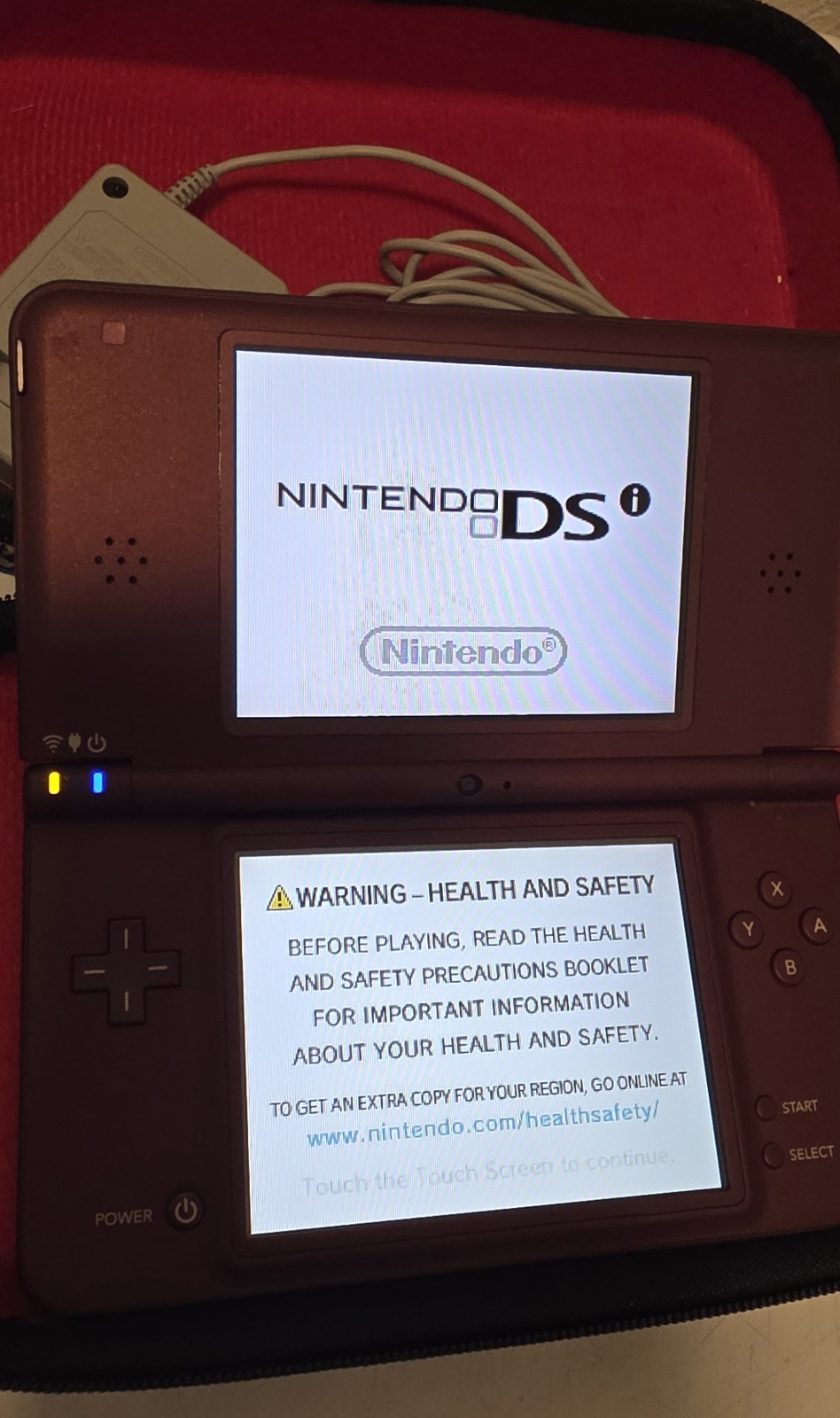 Nintendo Dsi Xl Console Plus Case 208 Games and More Burgandy Red Tested Working