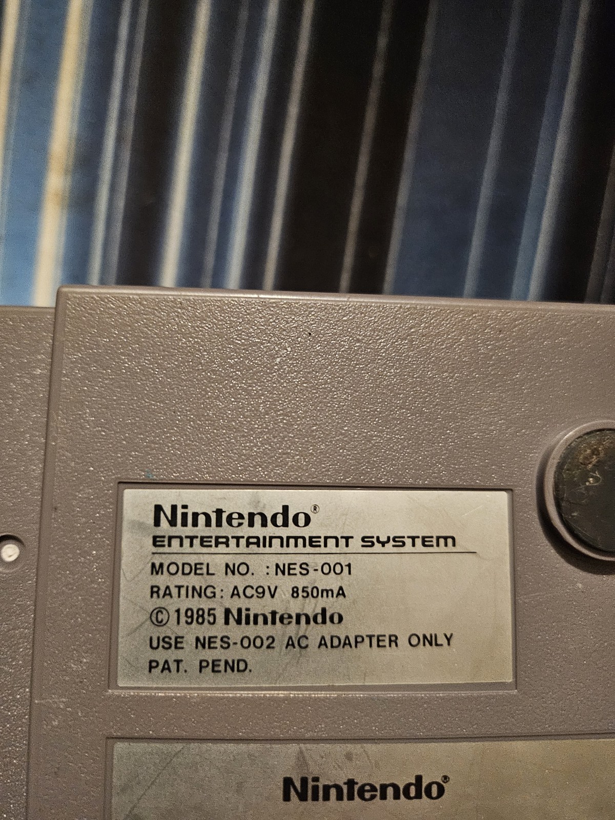 Nintendo Entertainment System Great Shape Tested 2 Controllers NES-001 Console