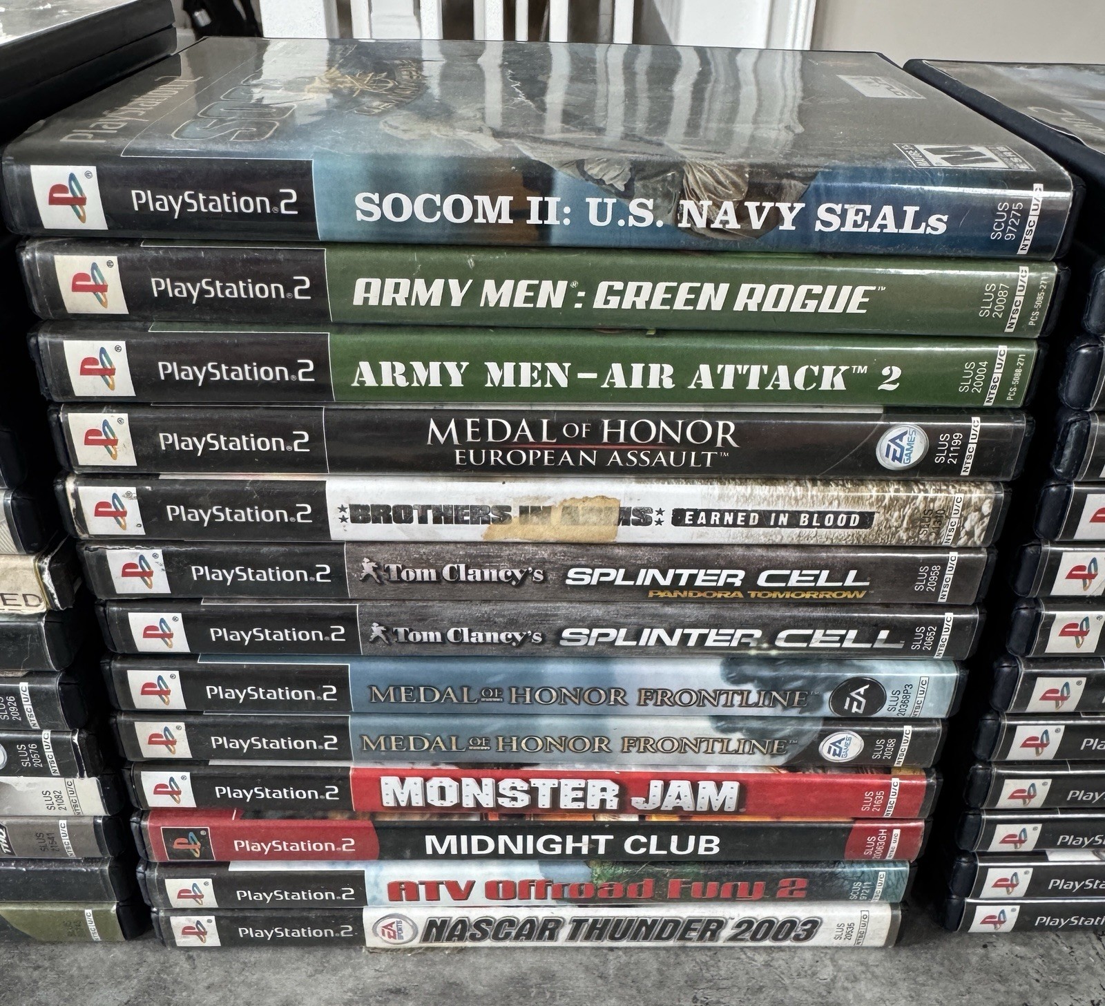 PS2 Slim Bundle – Console+Controller+8MB Card+OEM Cables+ 40+ Games L@@K + READ