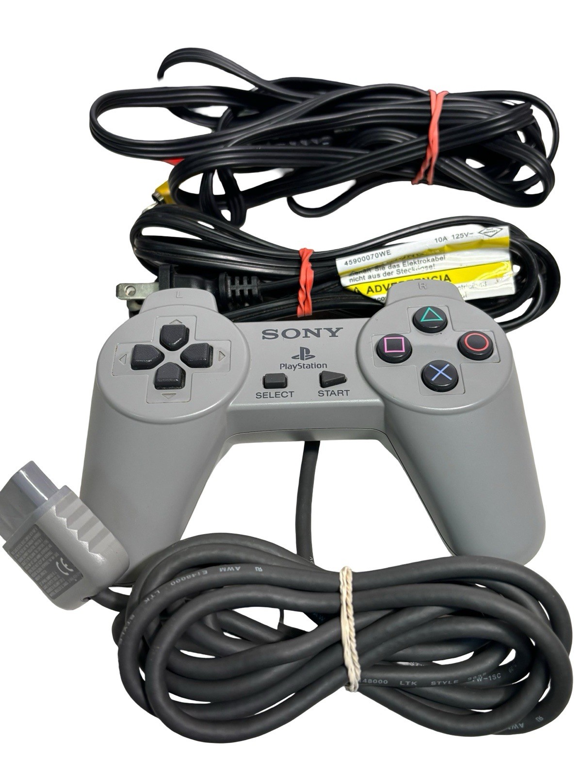 Sony Playstation 1 PS1 Console Bundle With Controller And Cables SCPH-5501 Test