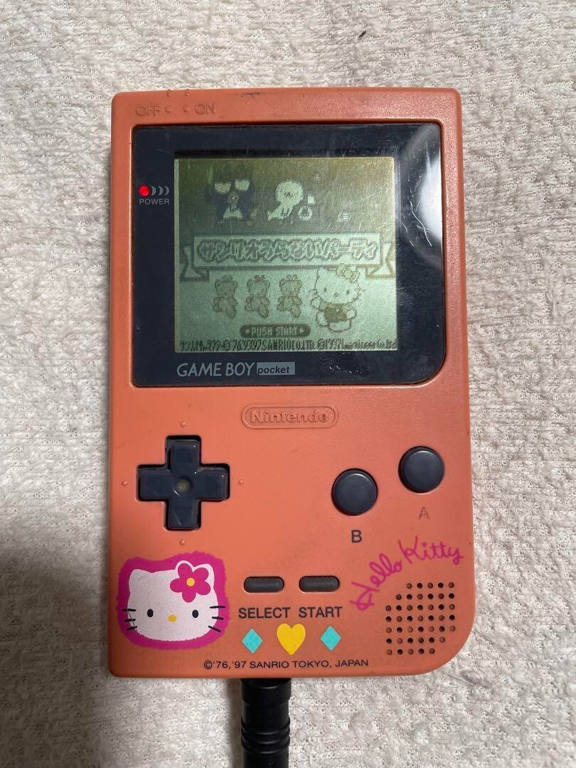 NINTENDO Gameboy Pocket Hello Kitty Limited Edition Pink Used Tested Japan