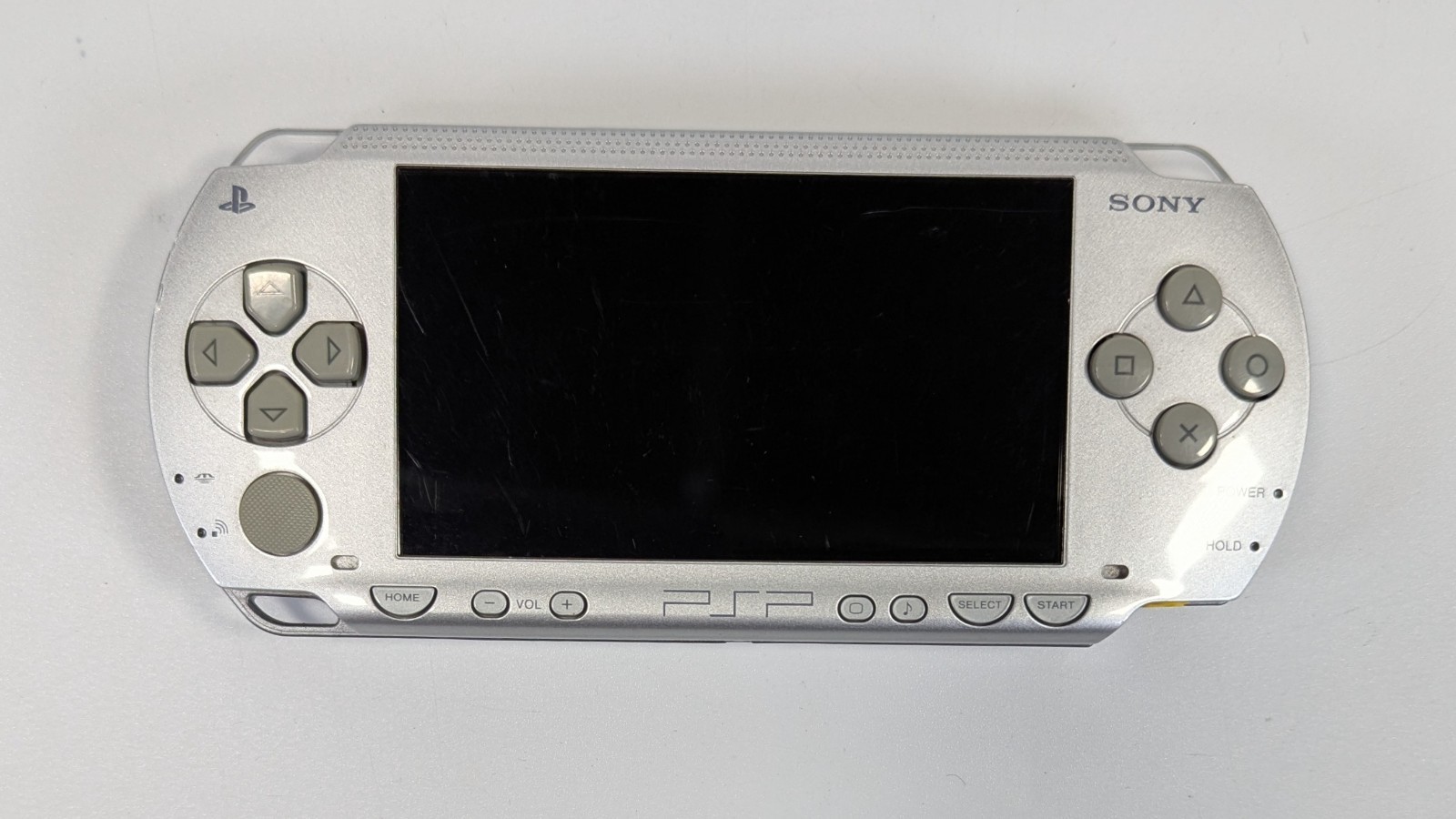 Sony PSP 1000 Silver Console Japanese w/Charger 32MB Card FF Dissidia Patopan