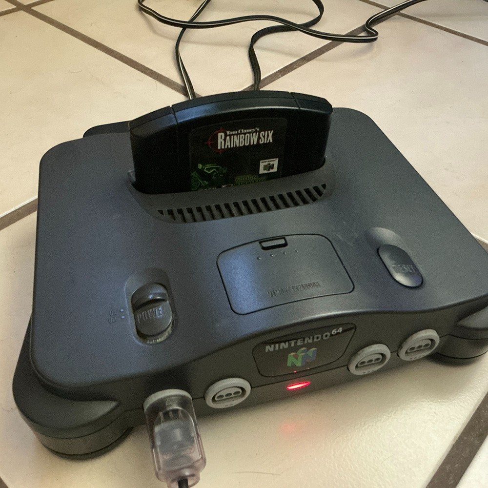 Nintendo 64 Video Game Console Full Bundle N64 Charcoal Gray [Tested &Working!]