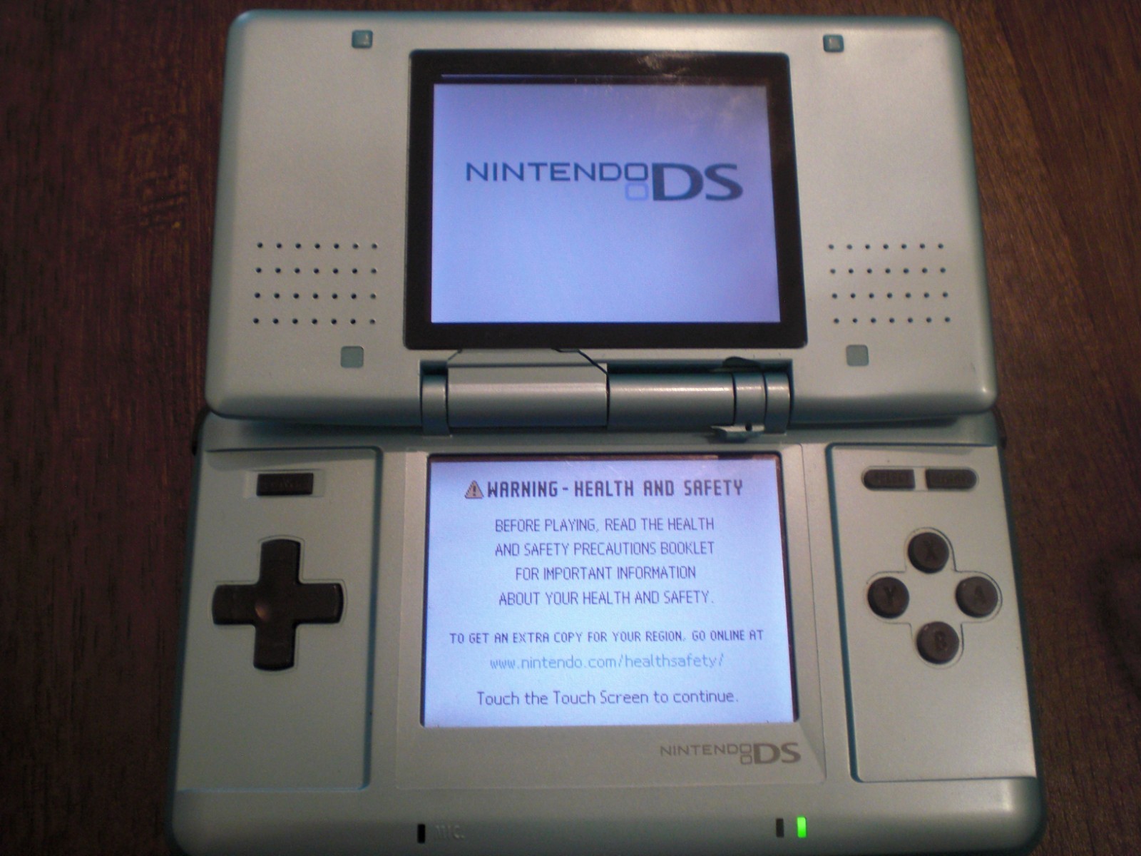 Nintendo DS Original Console System NTR-001 Fat + Charger DS GBA Games HINGE BRK