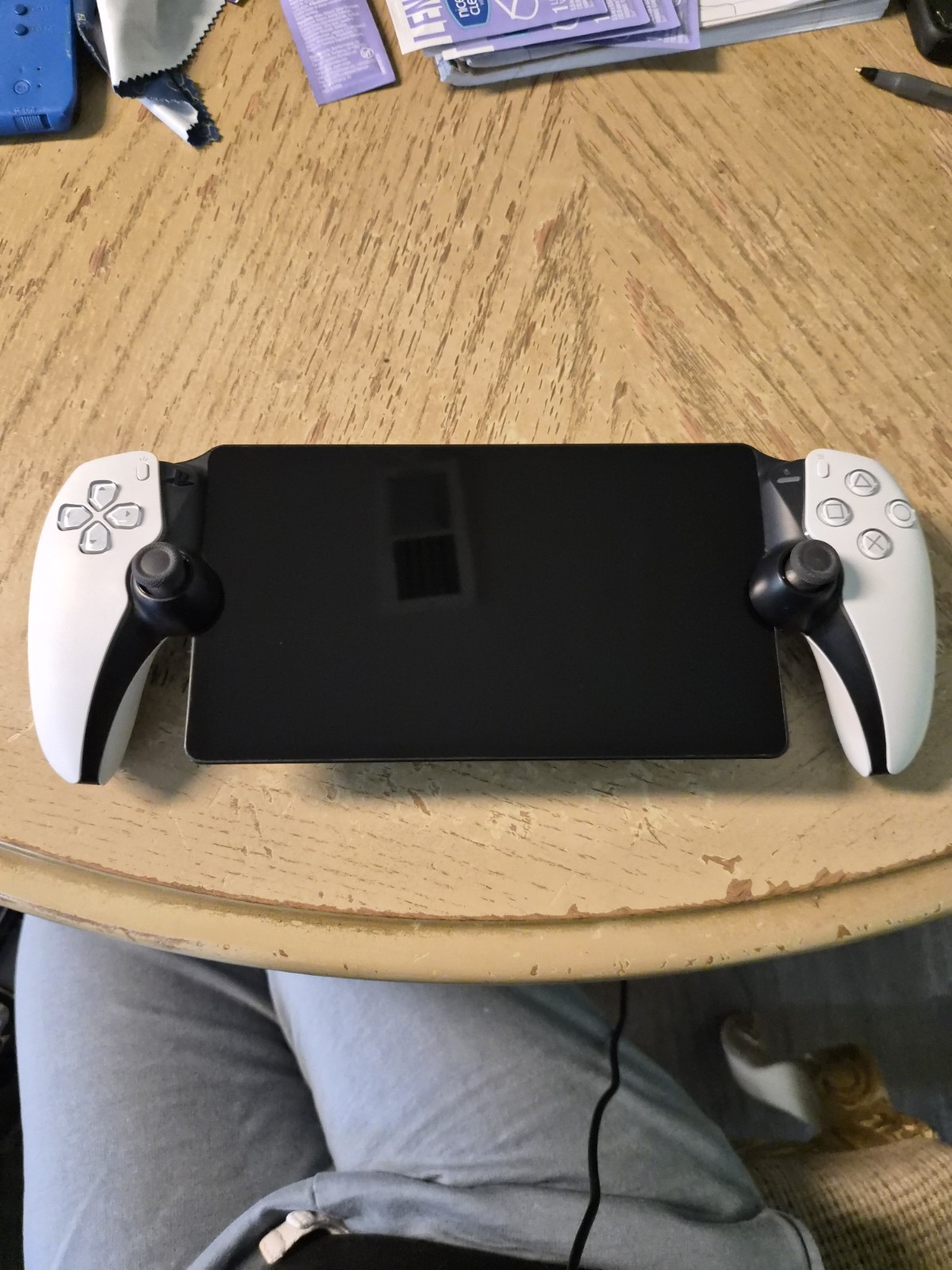 Sony PlayStation Portal White Black handheld console wireless ergonomic PS5