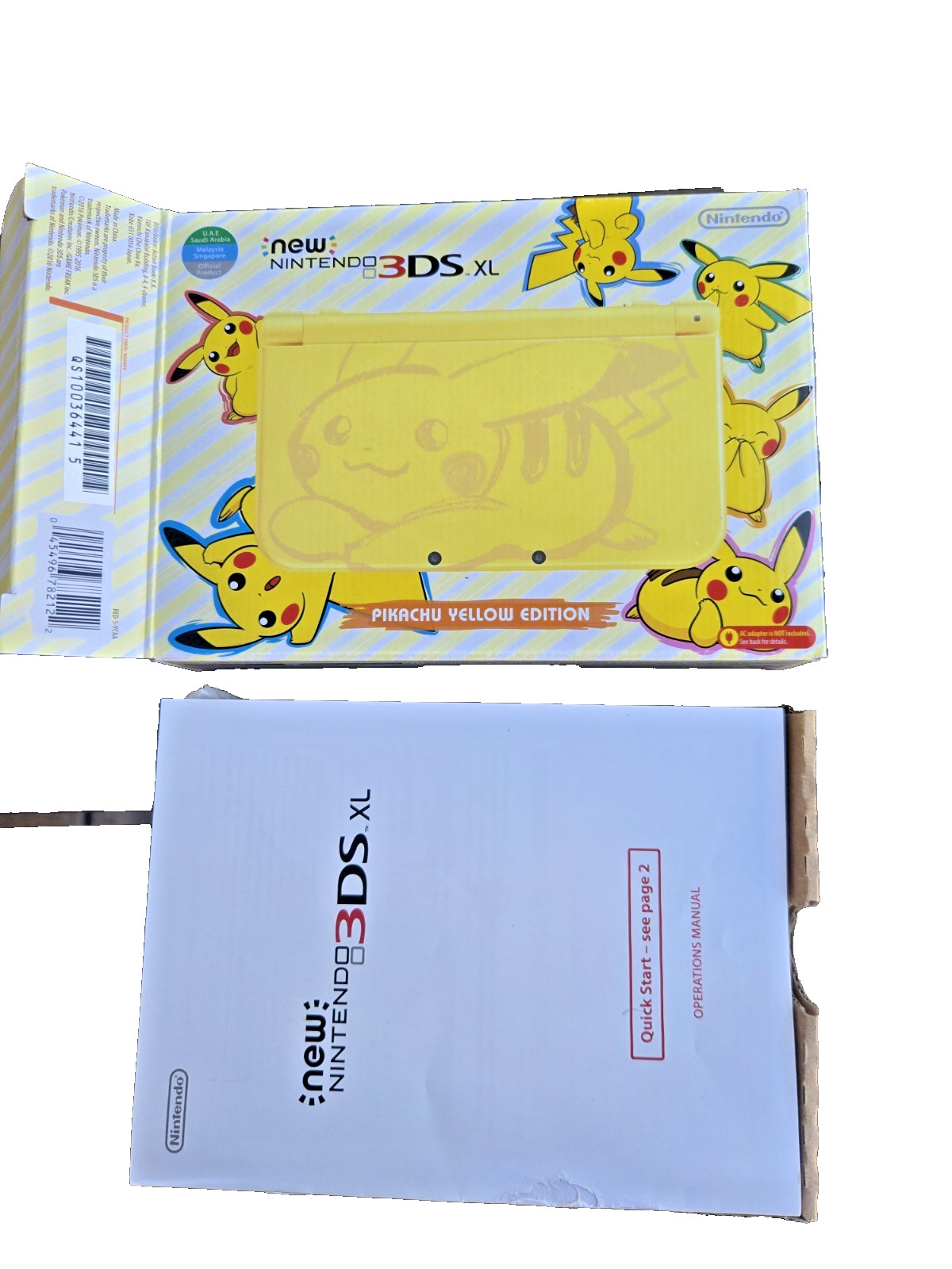 Nintendo 3DS XL Pikachu Yellow Edition Console – Preowned in original box