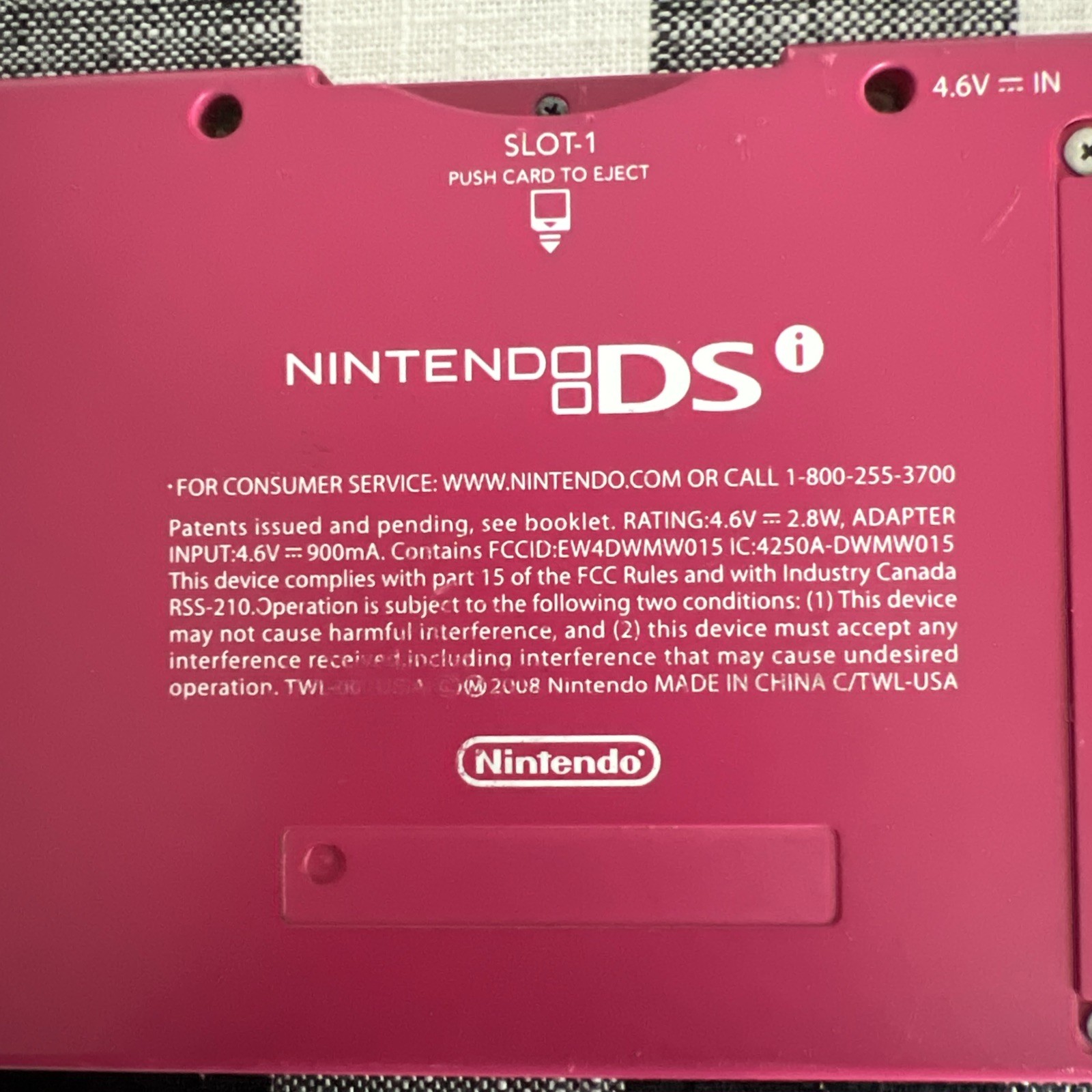 *Nintendo DSi Console *Pink *Model #TWL-001 *2GB Disk *New Charger *Video Demo