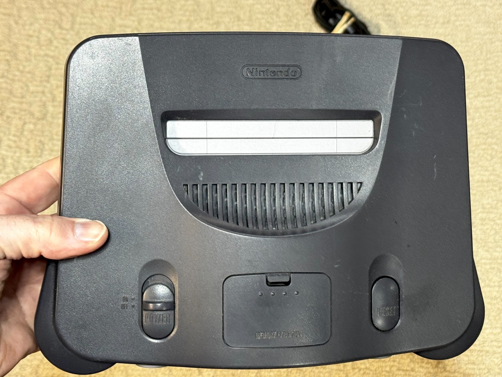 Nintendo 64 N64 Console Bundle Tested w/ OEM Controller + Hookups & Mario Kart