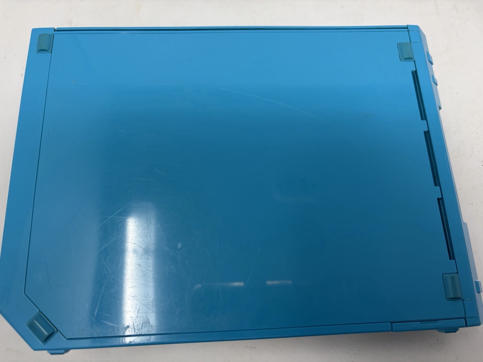 Nintendo Wii Blue RVL-101 Console With White Remote Sensor Bar AV Power Cord