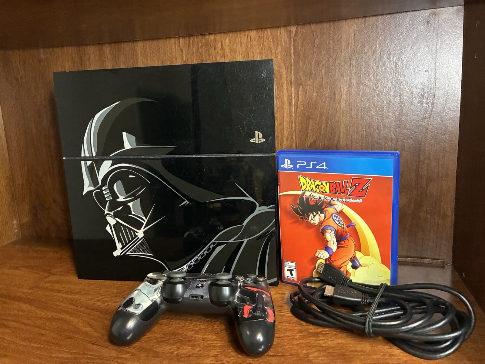 Sony PlayStation 4 Star Wars Darth Vader Console PS4 + Controller + Power + HDMI