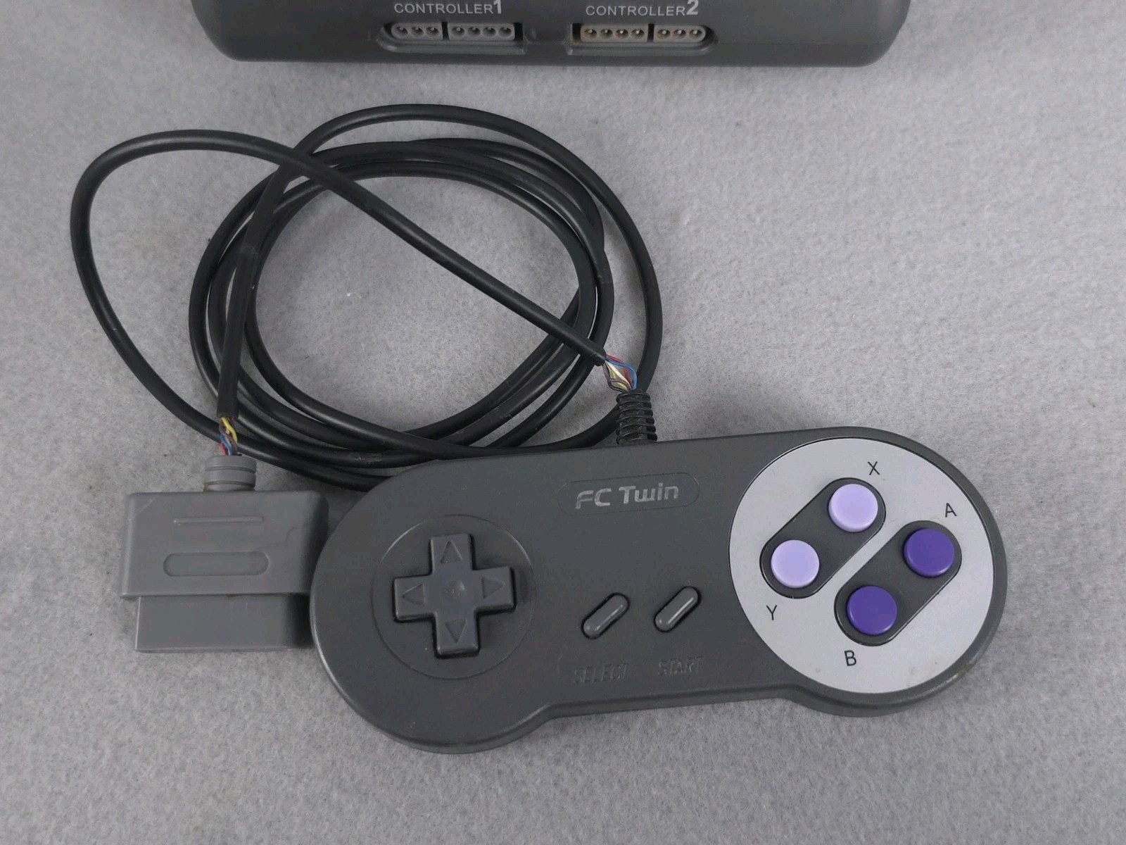 Yobo FC Twin 2-in-1 Game Console 1 Controller (NES, SNES) No Cords For Parts