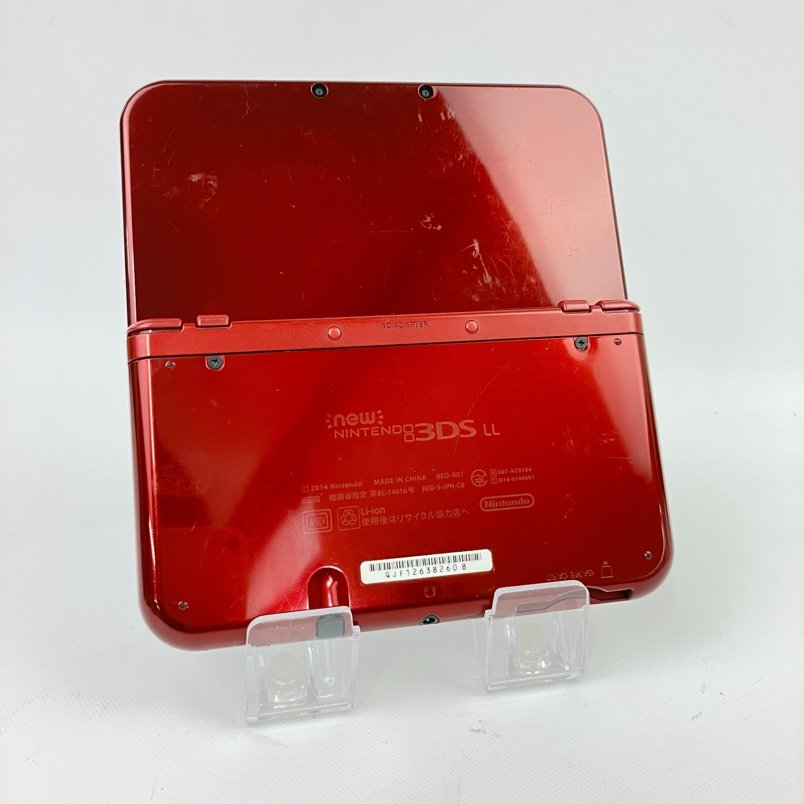 Nintendo new 3DS LL XL Metallic Red Console Rank A Region Japanese Only 43