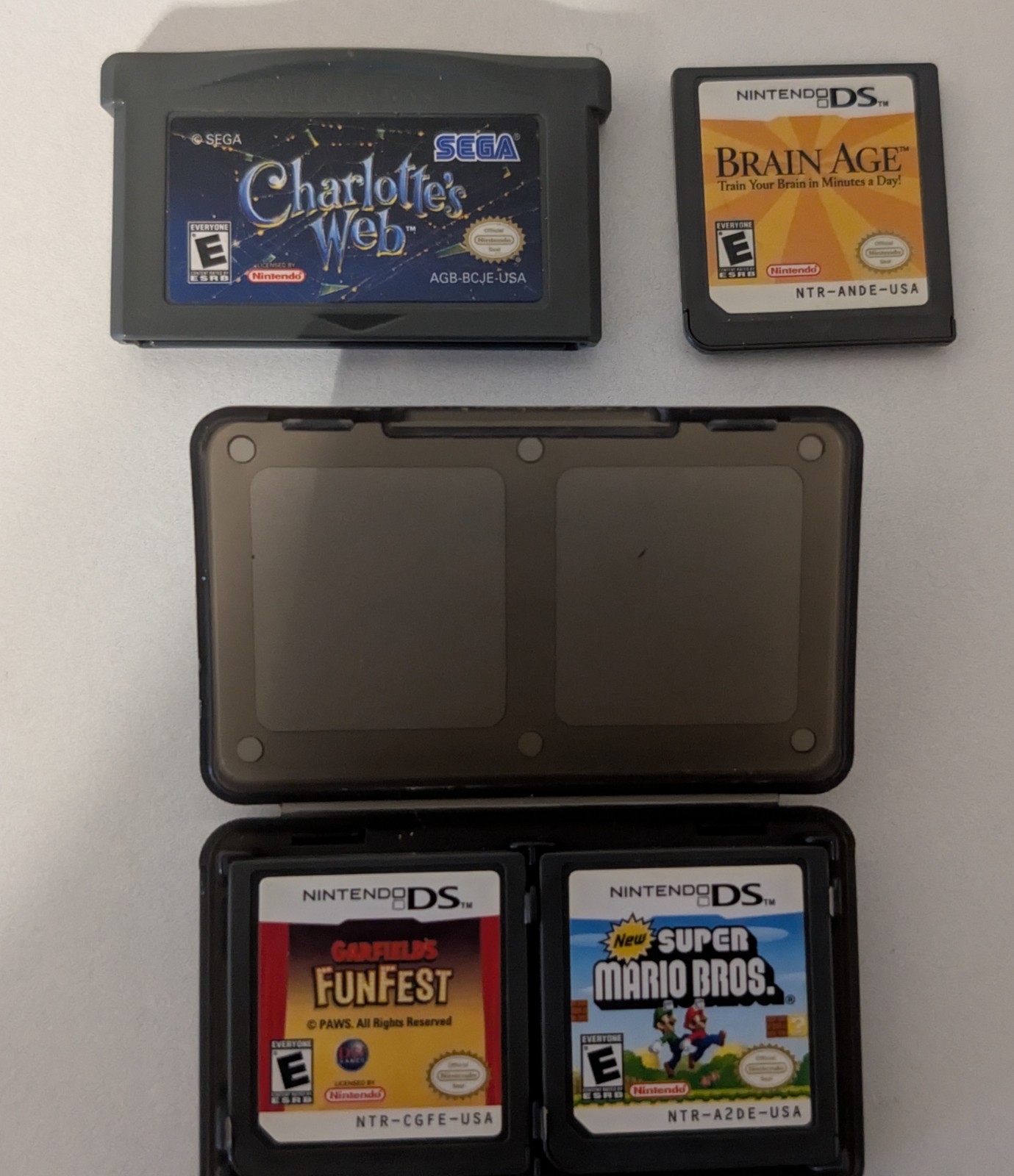 Nintendo 3DS Purple Console Bundle W/ Case Charger 10+ Games Several Styluses