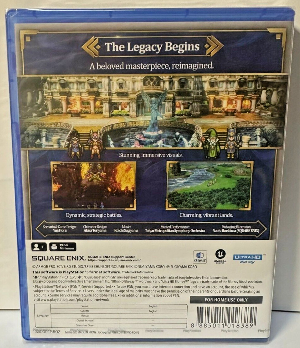 Dragon Quest III HD-2D Remake PS5 Brand New Sealed Game Special [2024 RPG]