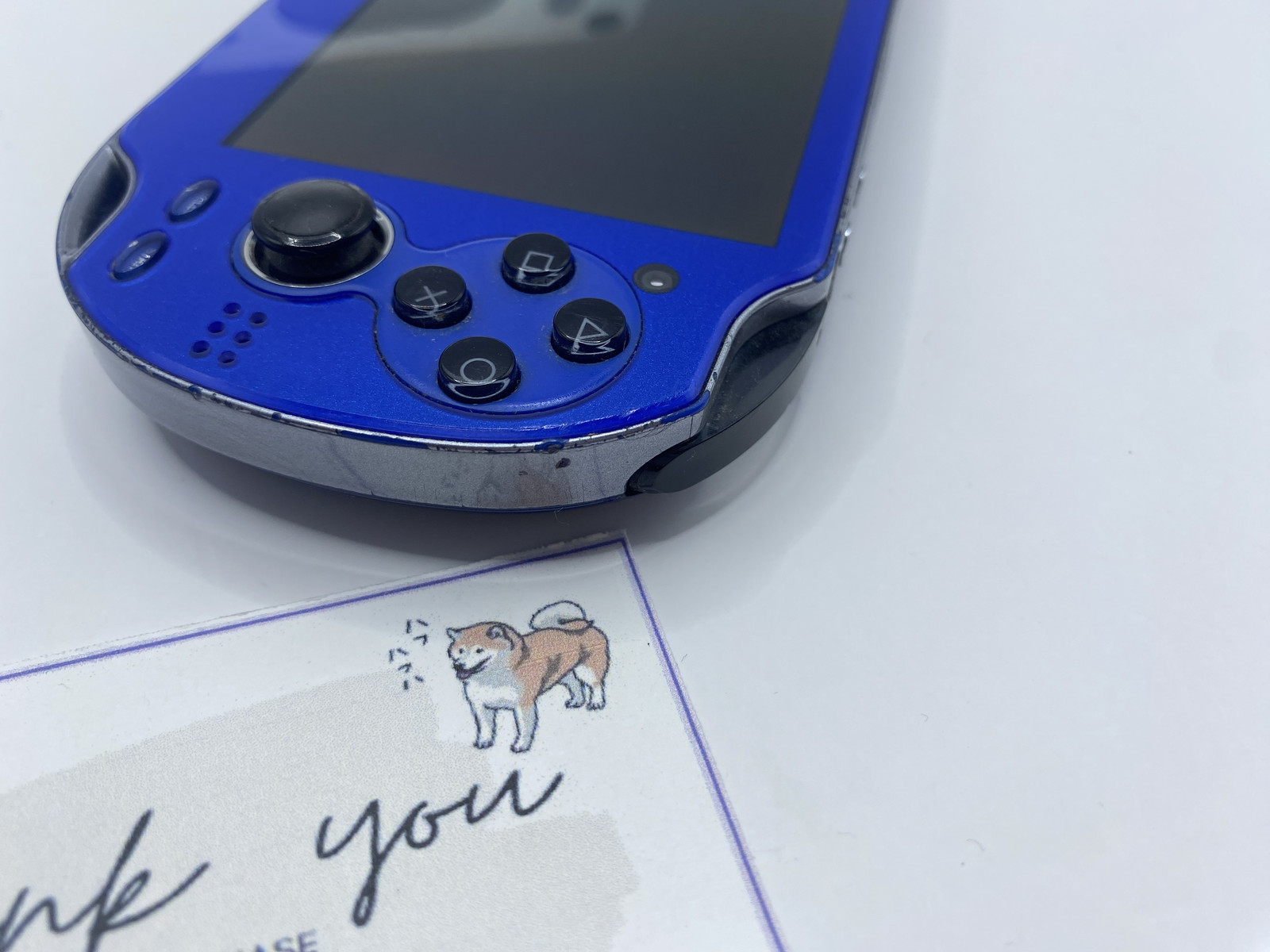 Scratches PS Vita Sapphire Blue PCH 1000 ZA04 Console only