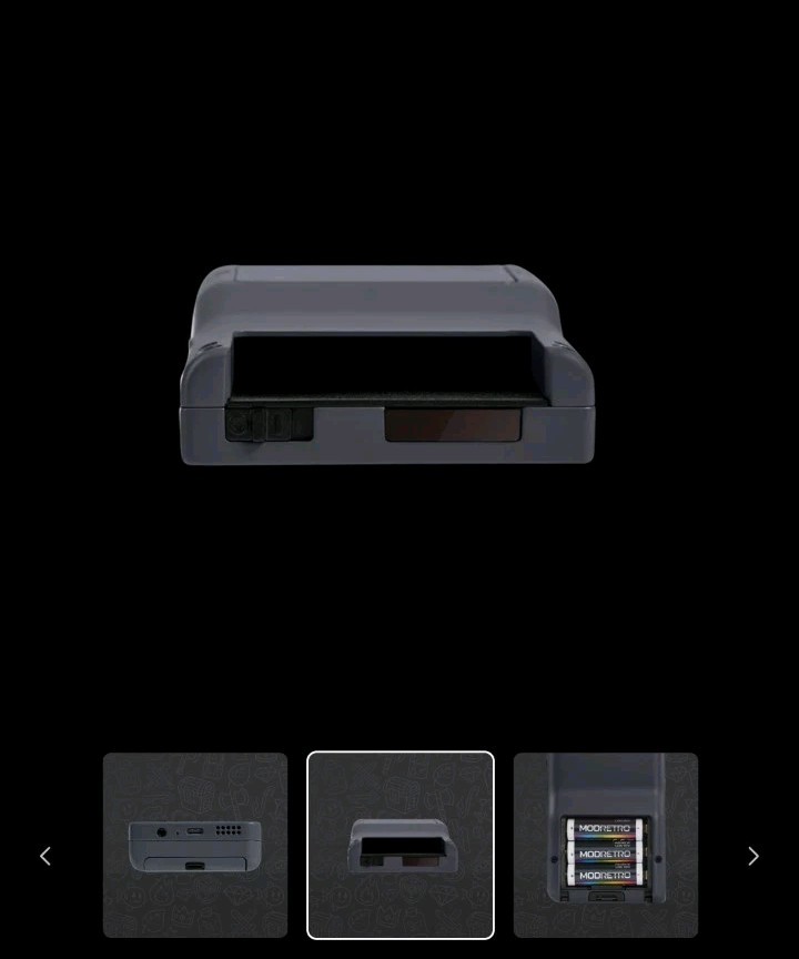 MOD RETRO CHROMATIC WITH TETRIS GAME NEW MIDNIGHT GREY GORILLA GLASS MODRETRO