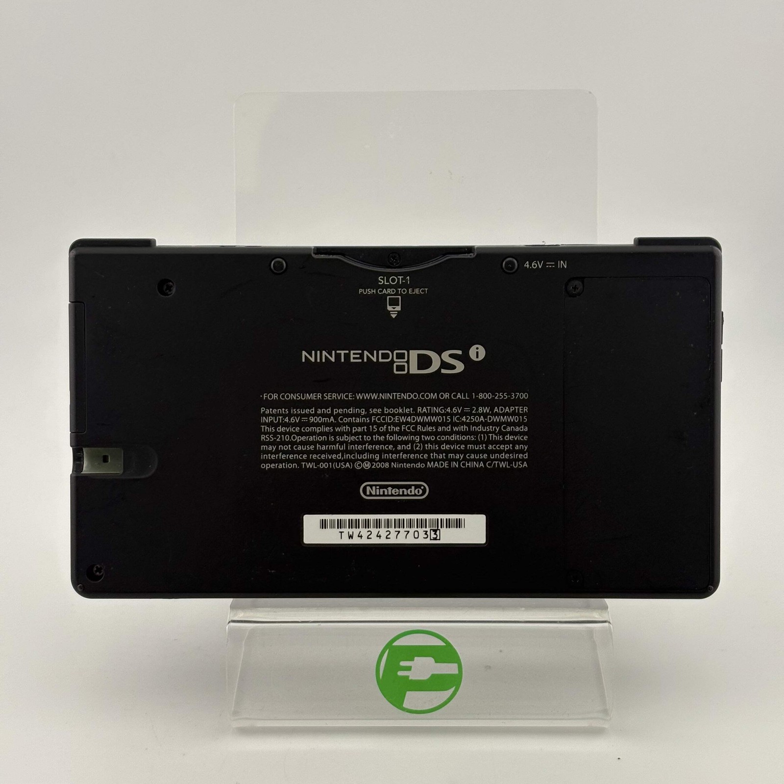 Nintendo DSi DSi Handheld Game Console Only TWL-001 Black No Stylus