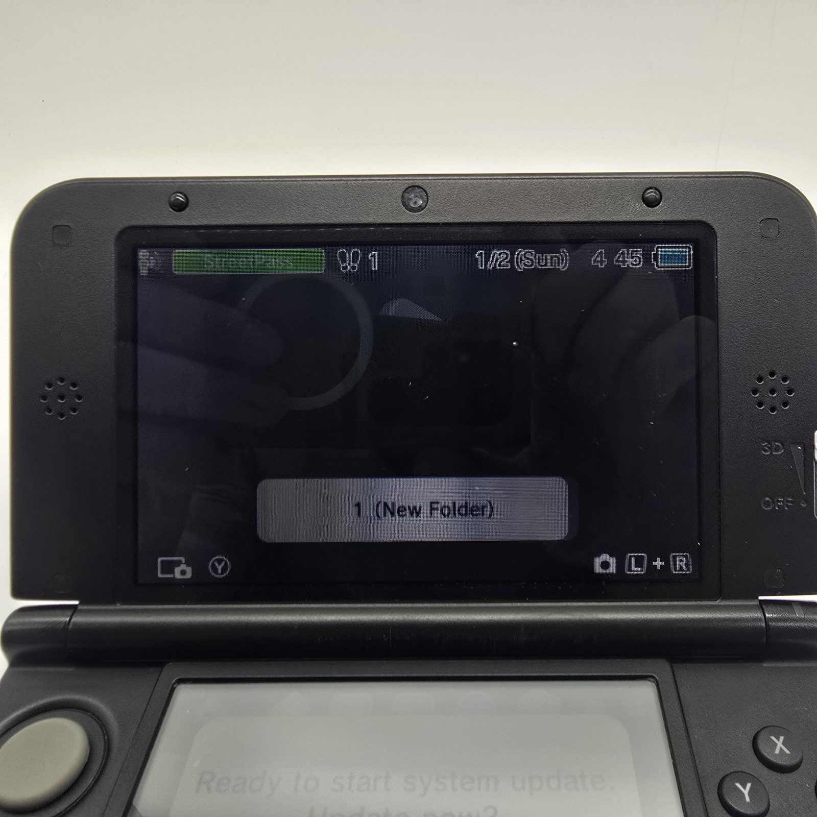 Nintendo 3DS XL Blue Handheld Console w/ Charger Stylus Tested Working