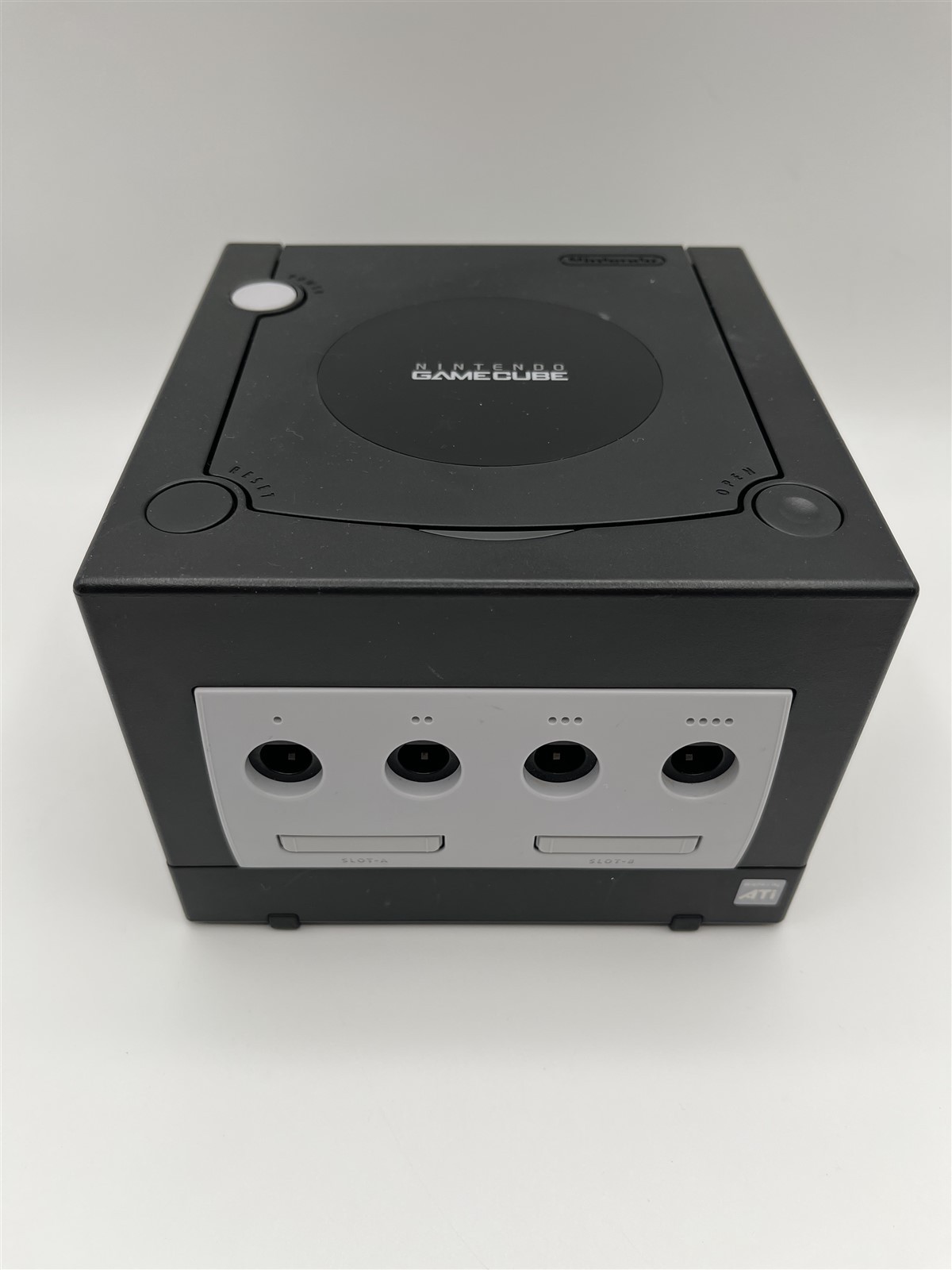 Nintendo GameCube Black Console System Bundle w/Black Controller-DOL-101-Tested