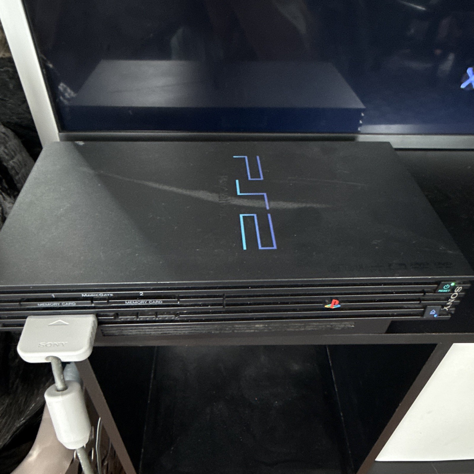 Sony PlayStation 2 PS2 Console SCPH-39001 NTSC-U/C Black Bundle w/ Cables