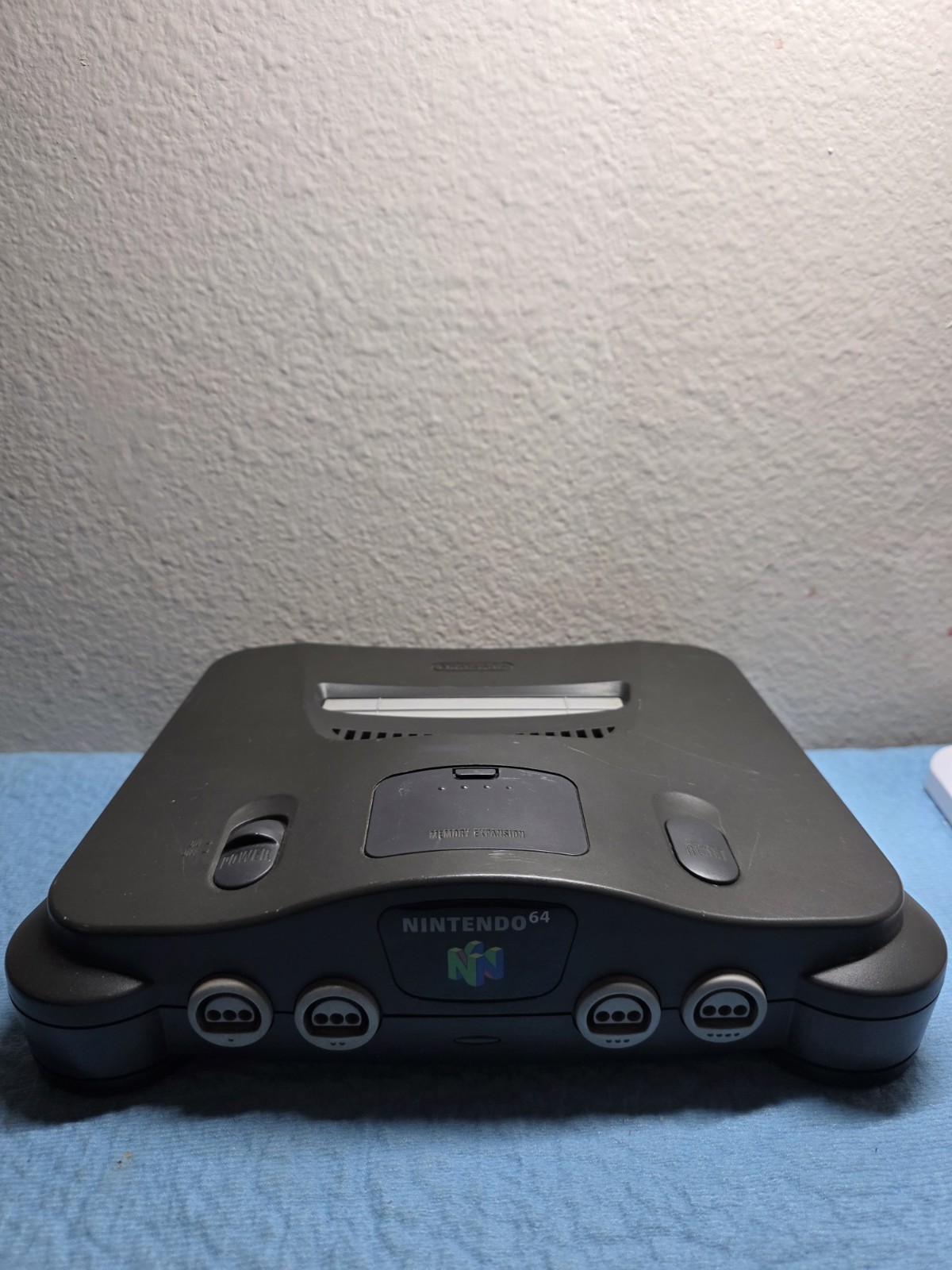 Nintendo 64 Console NUS-001 & OEM Cables – Black – Region Free – Tested