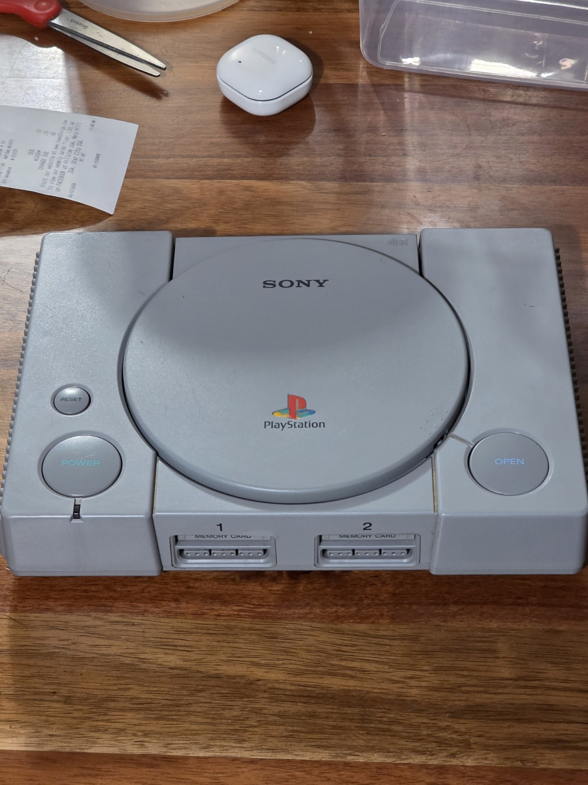 Sony PlayStation 1 PS1 SCPH-5501 – Gray, Console Only, Tested!