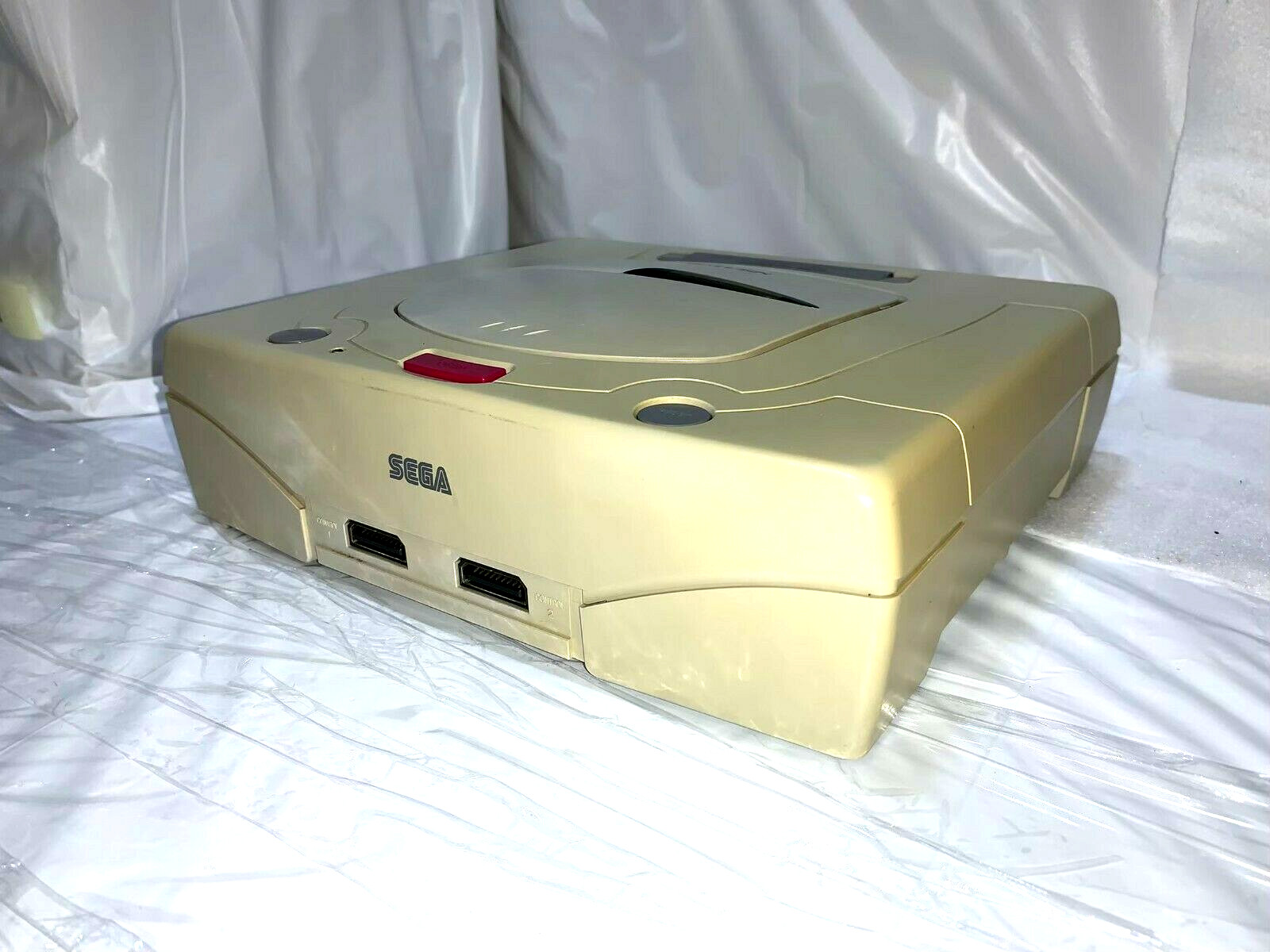 Sega Saturn WHITE Console Tested System HST-3220 JAPAN «NTSC-J» clean up inside