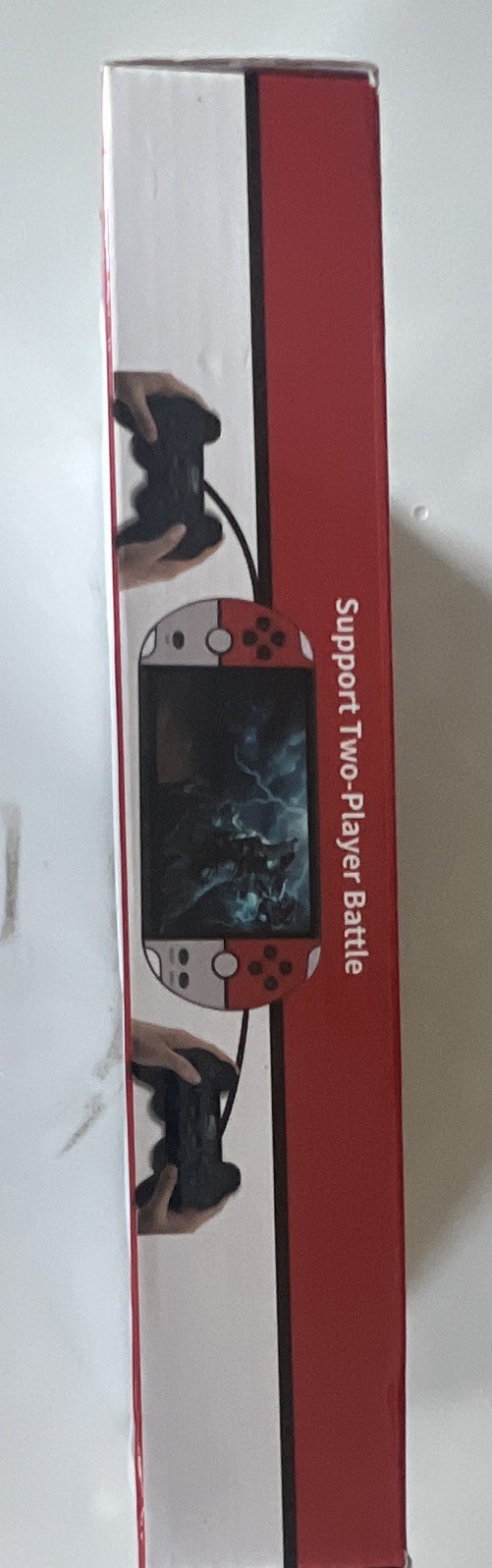 Game Player 7in Handheld Game Console Red/White 16GB AV Out 2 Player USB-A